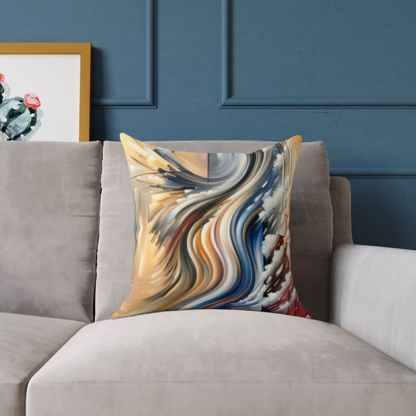 Model Dynamic Transition Spun Polyester Pillow