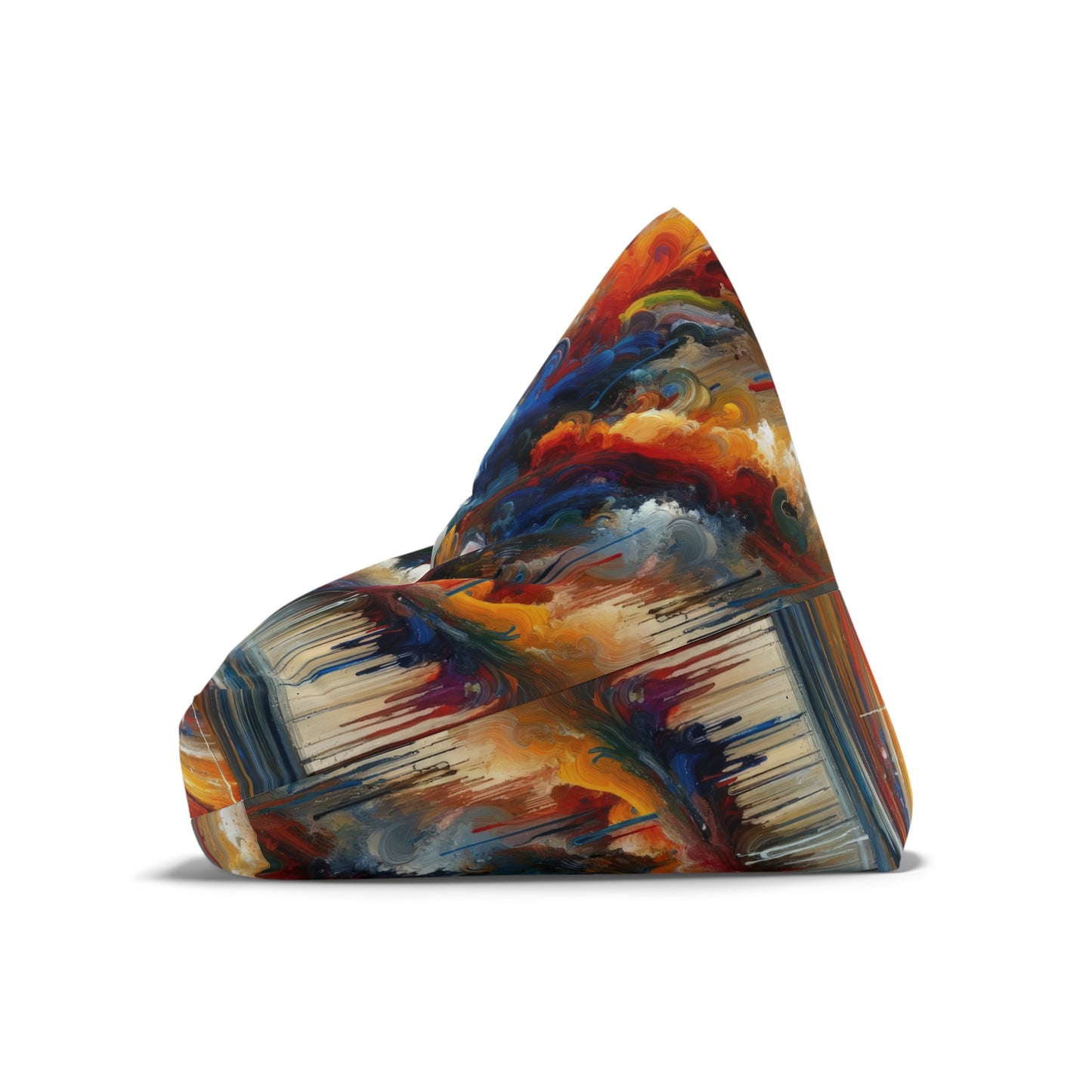 Grandiose Transformation Tachism Bean Bag Chair Cover