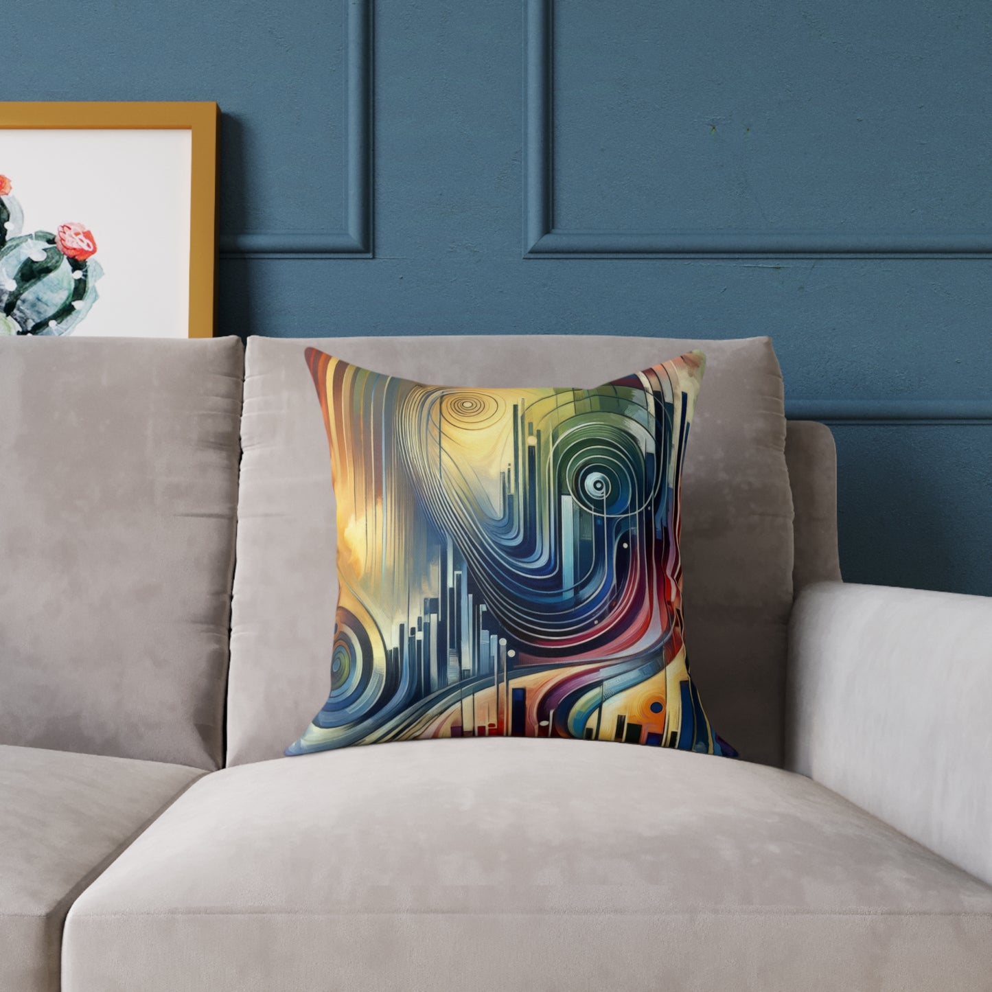 Effort Amplifies Outcome Spun Polyester Pillow