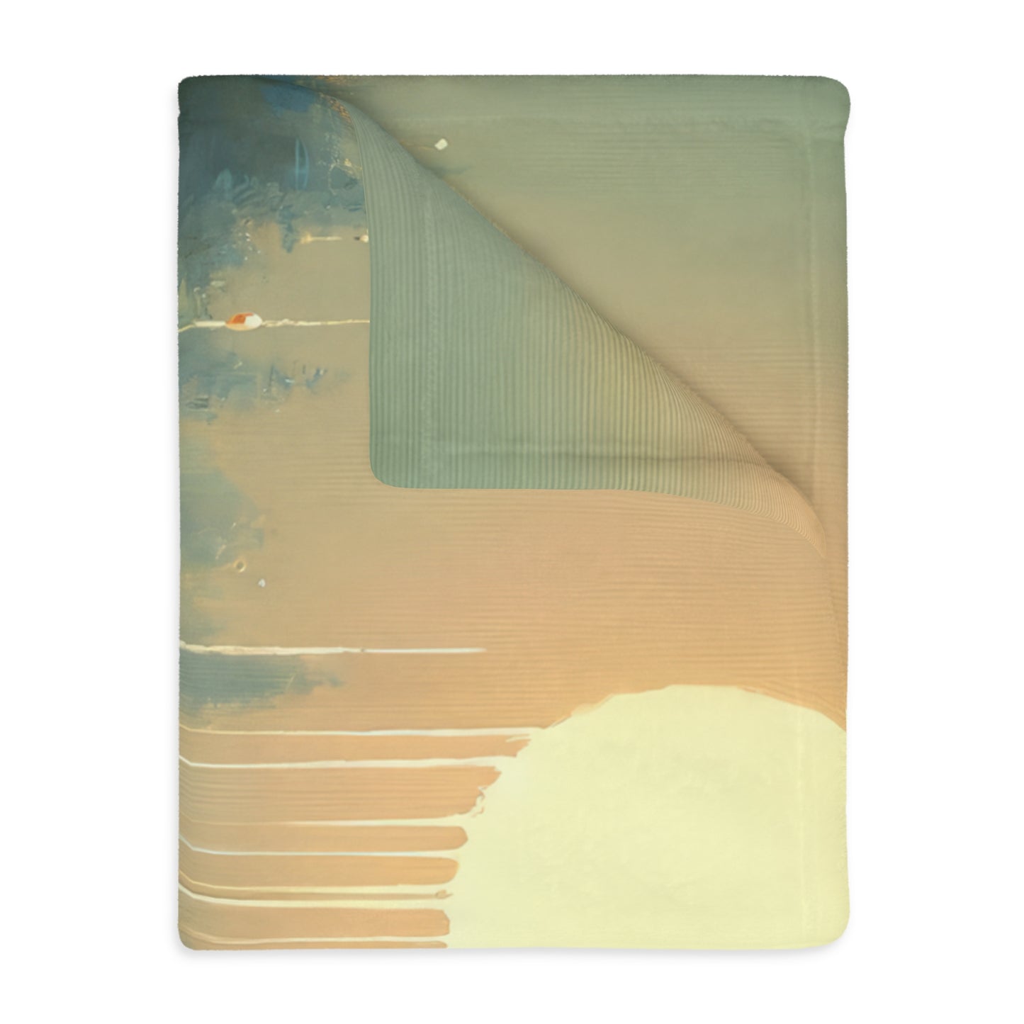 Observant Delicacy Heart Velveteen Microfiber Blanket (Two-sided print)