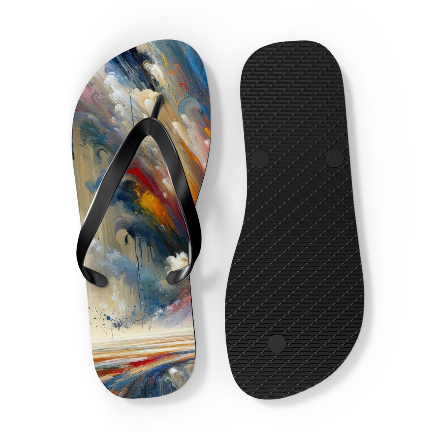 Grandiose Transformation Tachism Flip Flops