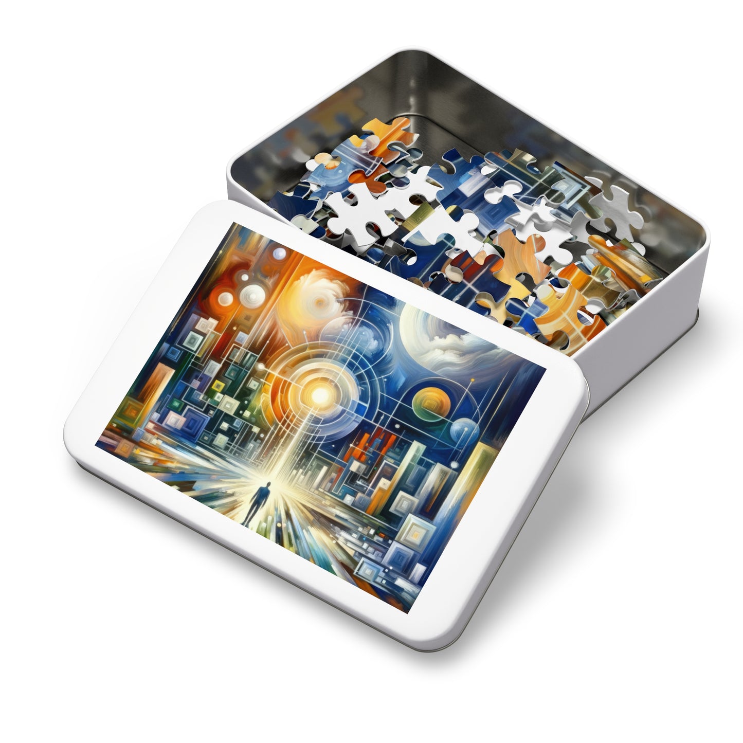 Mindful Megabyte Convergence Jigsaw Puzzle (30, 110, 252, 500,1000-Piece)