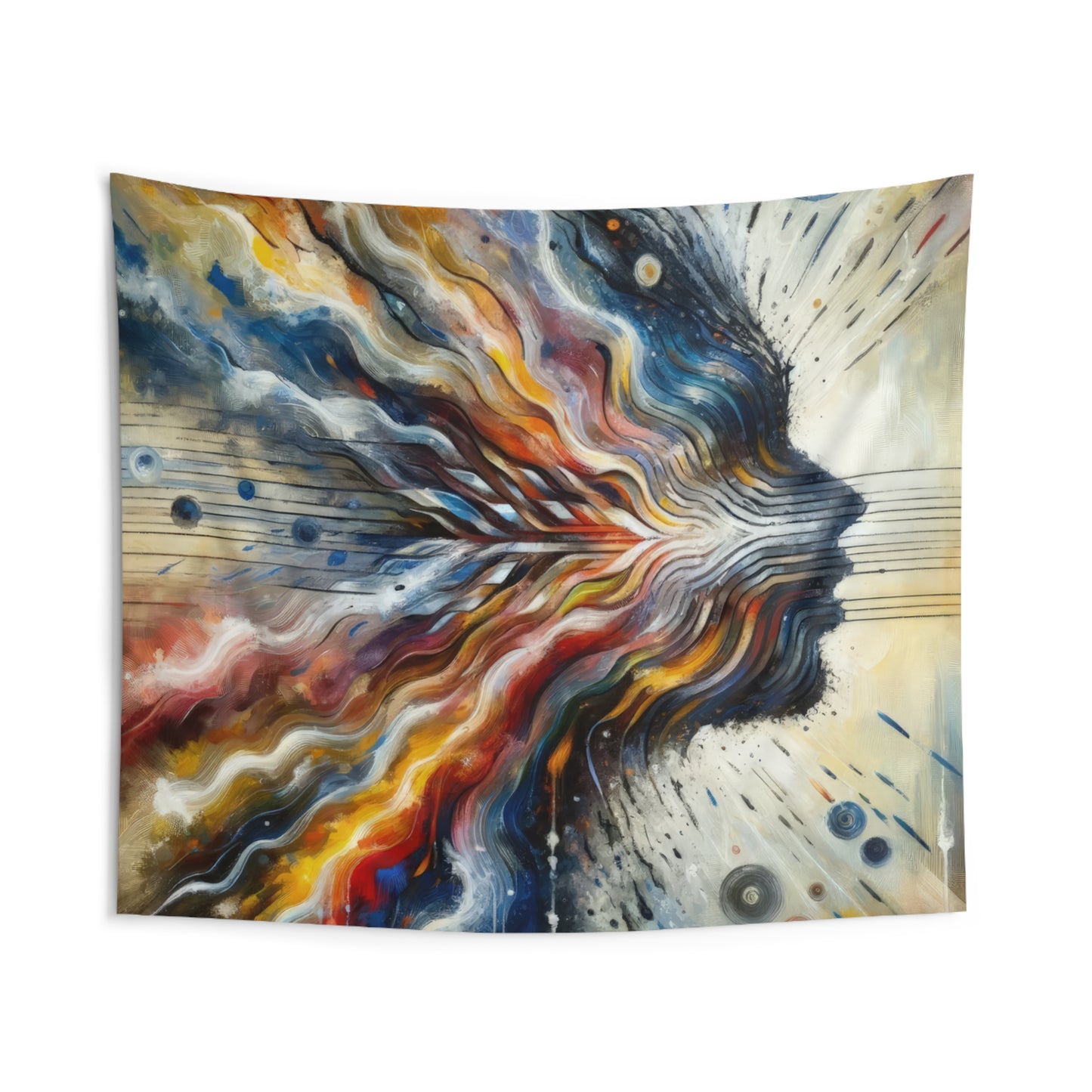 Empathetic Awakening Dynamic Indoor Wall Tapestries