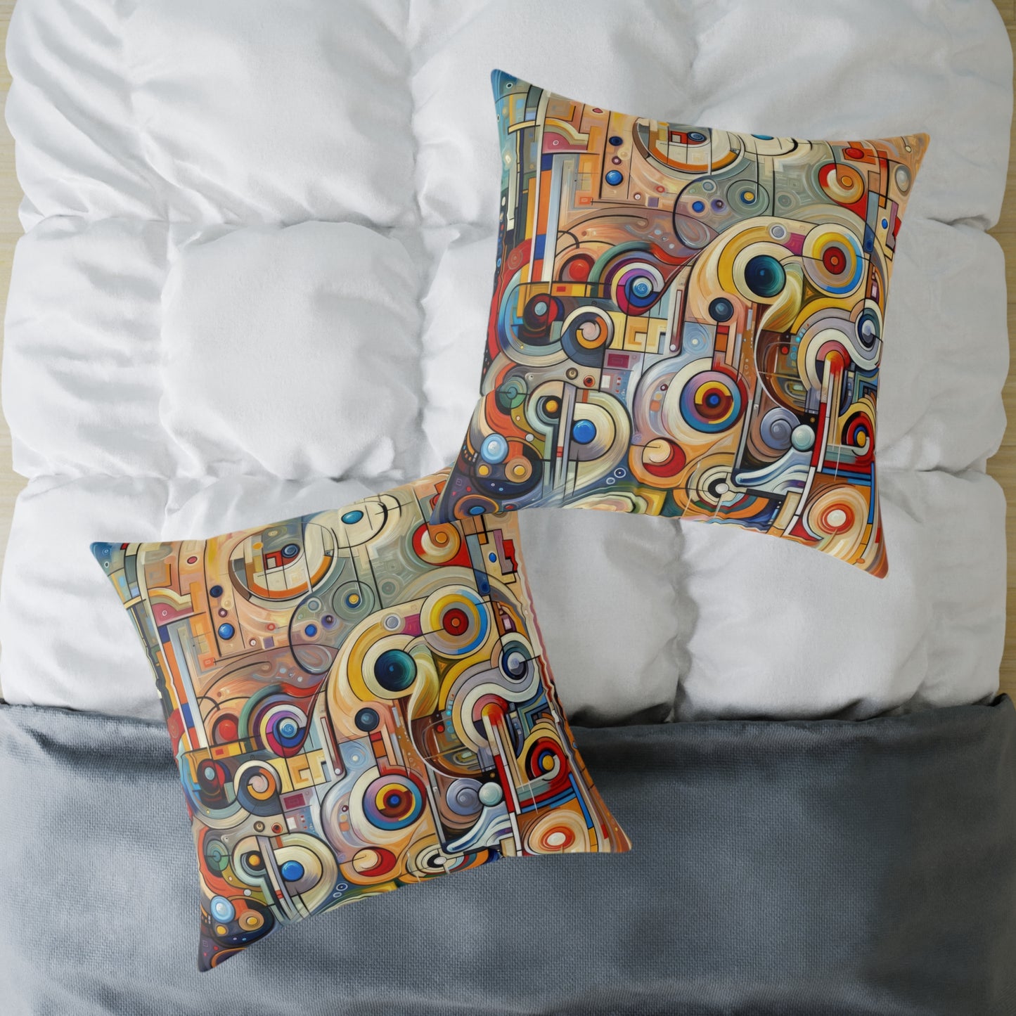 Playful Wisdom Essence Spun Polyester Pillow