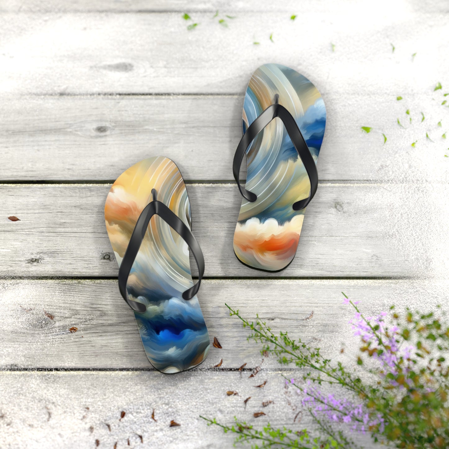 Mindful Unified Awakening Flip Flops