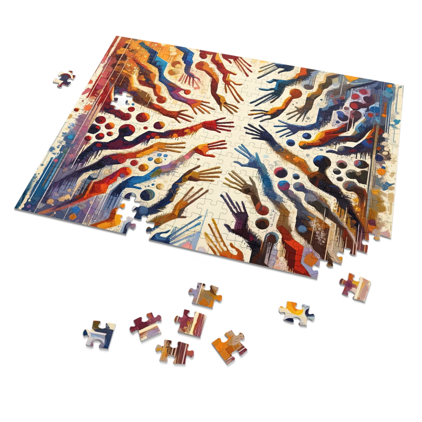 Architects Wisdom Tachism Jigsaw Puzzle (30, 110, 252, 500,1000-Piece)
