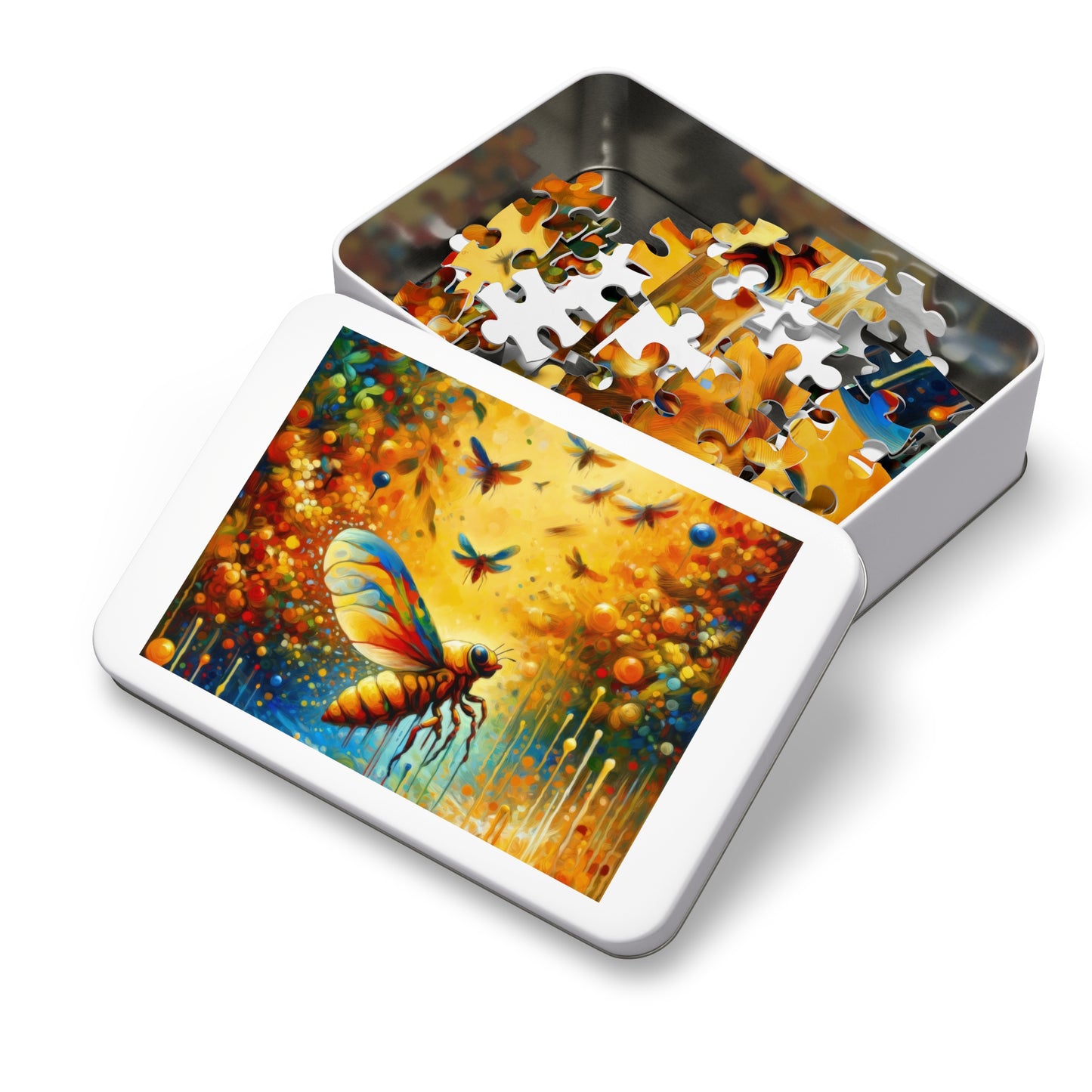 Seasonal Cicada Vibrance Jigsaw Puzzle (30, 110, 252, 500,1000-Piece)