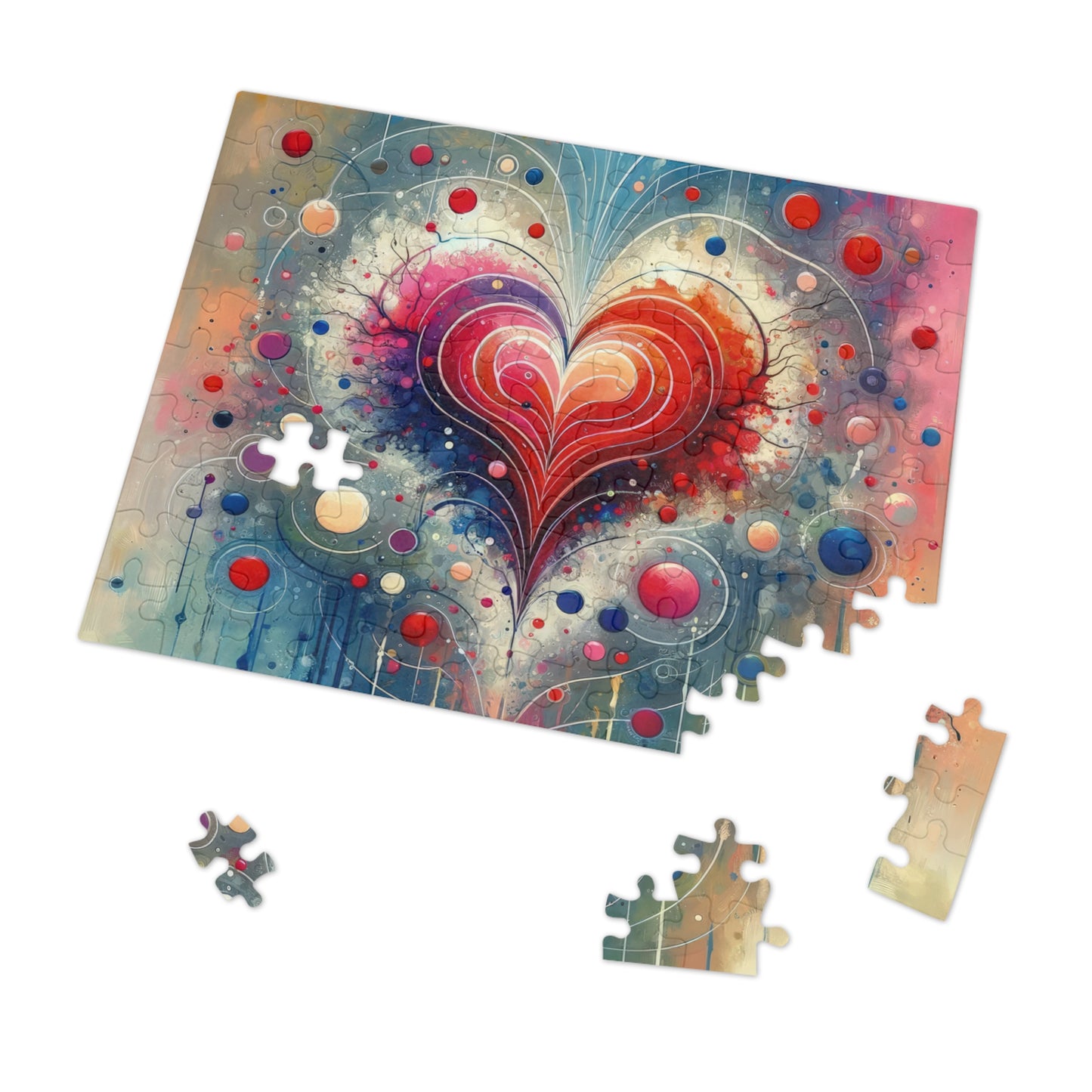 Emotional Physics Heart Jigsaw Puzzle (30, 110, 252, 500,1000-Piece)