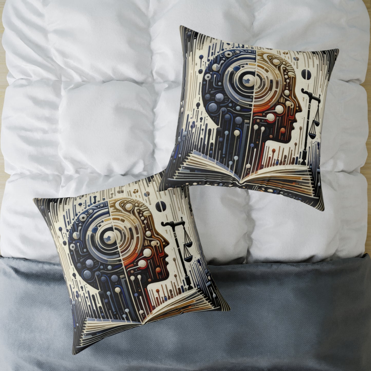 Critique Analytical Deliberation Spun Polyester Pillow