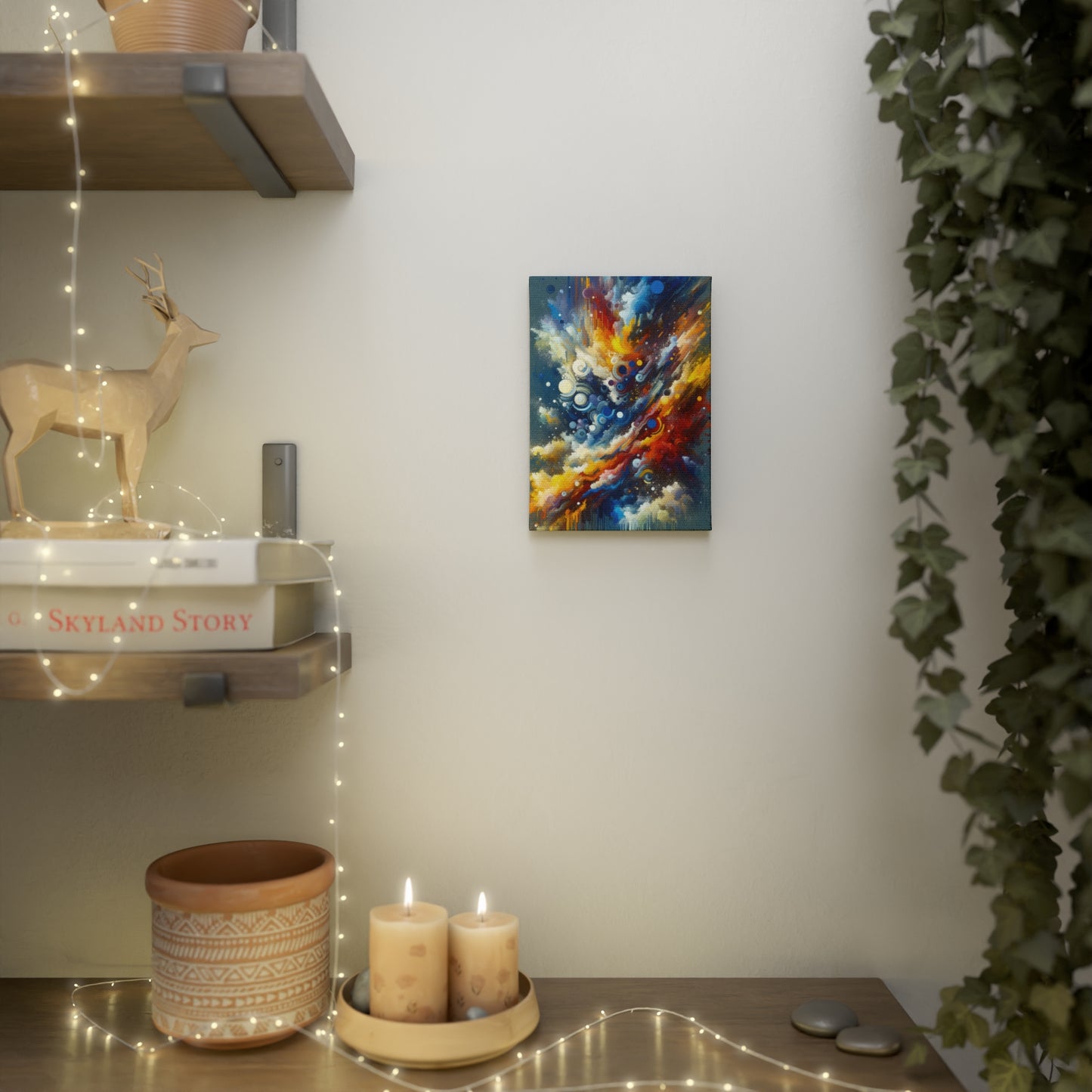 Decisive Mental Action Canvas Photo Tile