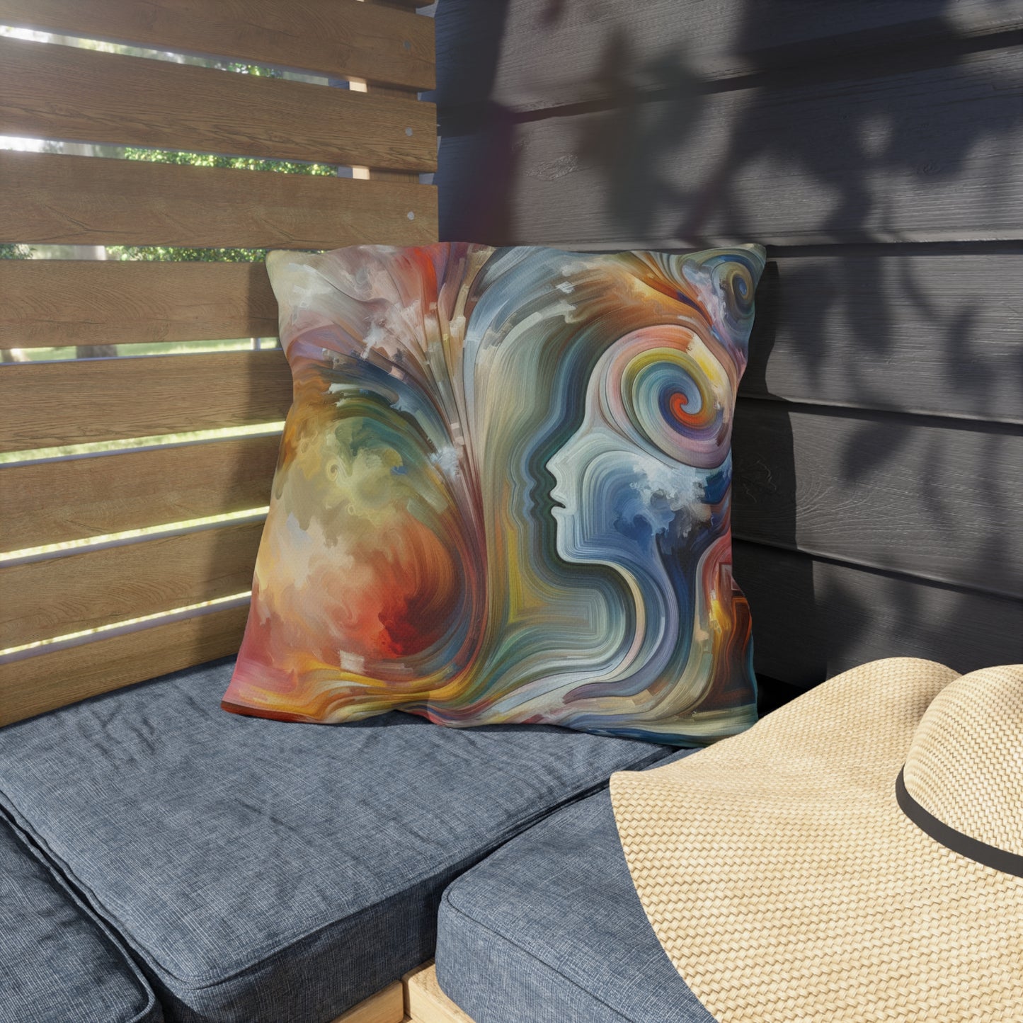 Empathy Binding Spirit Outdoor Pillows