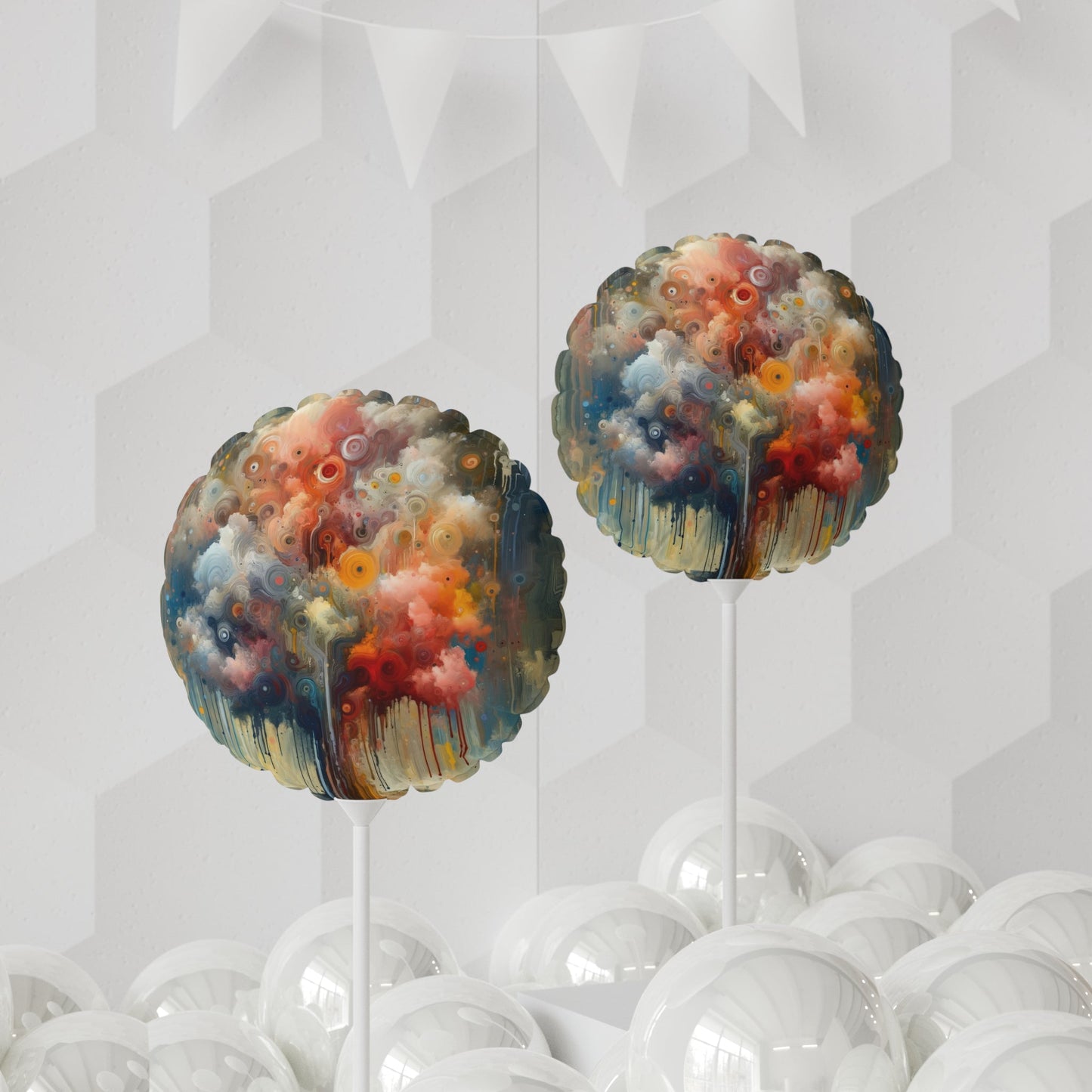 Abstract Beliefs Reflection Balloon (Round and Heart-shaped), 11" - ATUH.ART