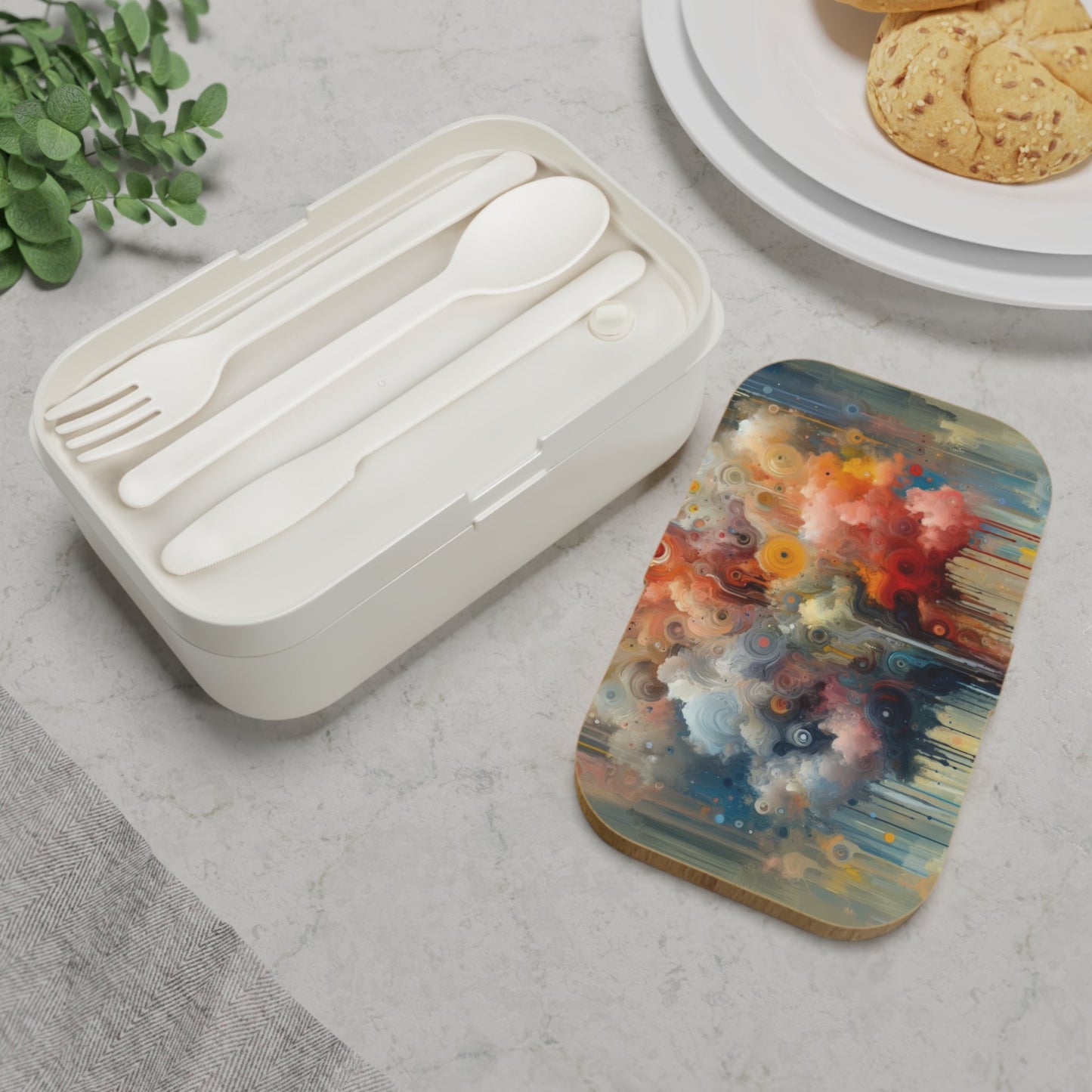 Abstract Beliefs Reflection Bento Lunch Box - ATUH.ART