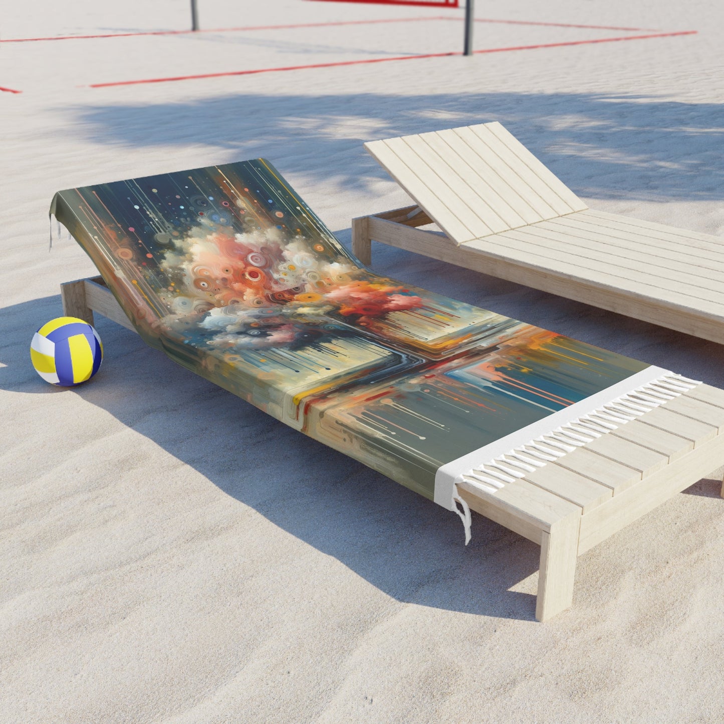 Abstract Beliefs Reflection Boho Beach Cloth - ATUH.ART