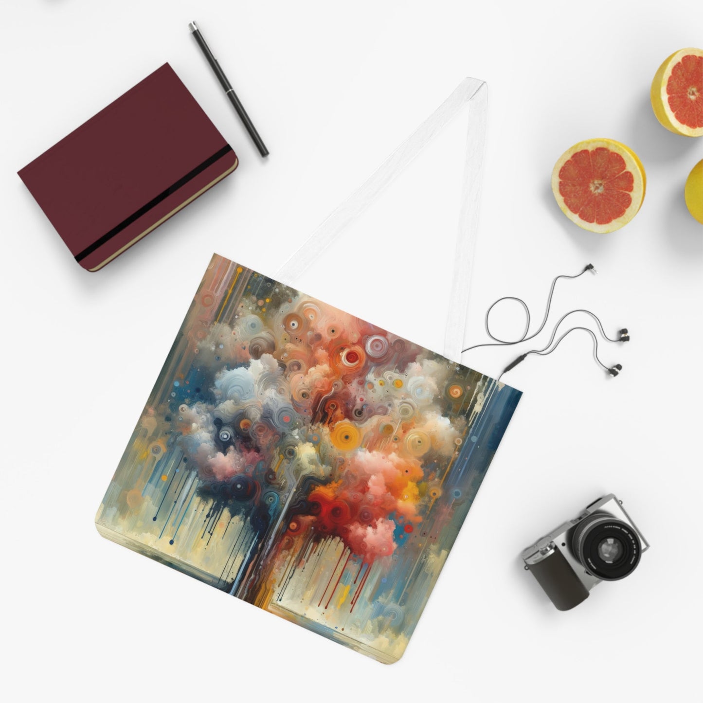 Abstract Beliefs Reflection Shoulder Tote Bag (AOP) - ATUH.ART