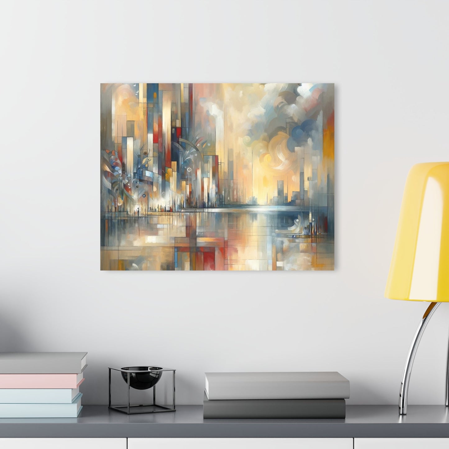 Abstract Buzzing Stillness Acrylic Prints (French Cleat Hanging) - ATUH.ART