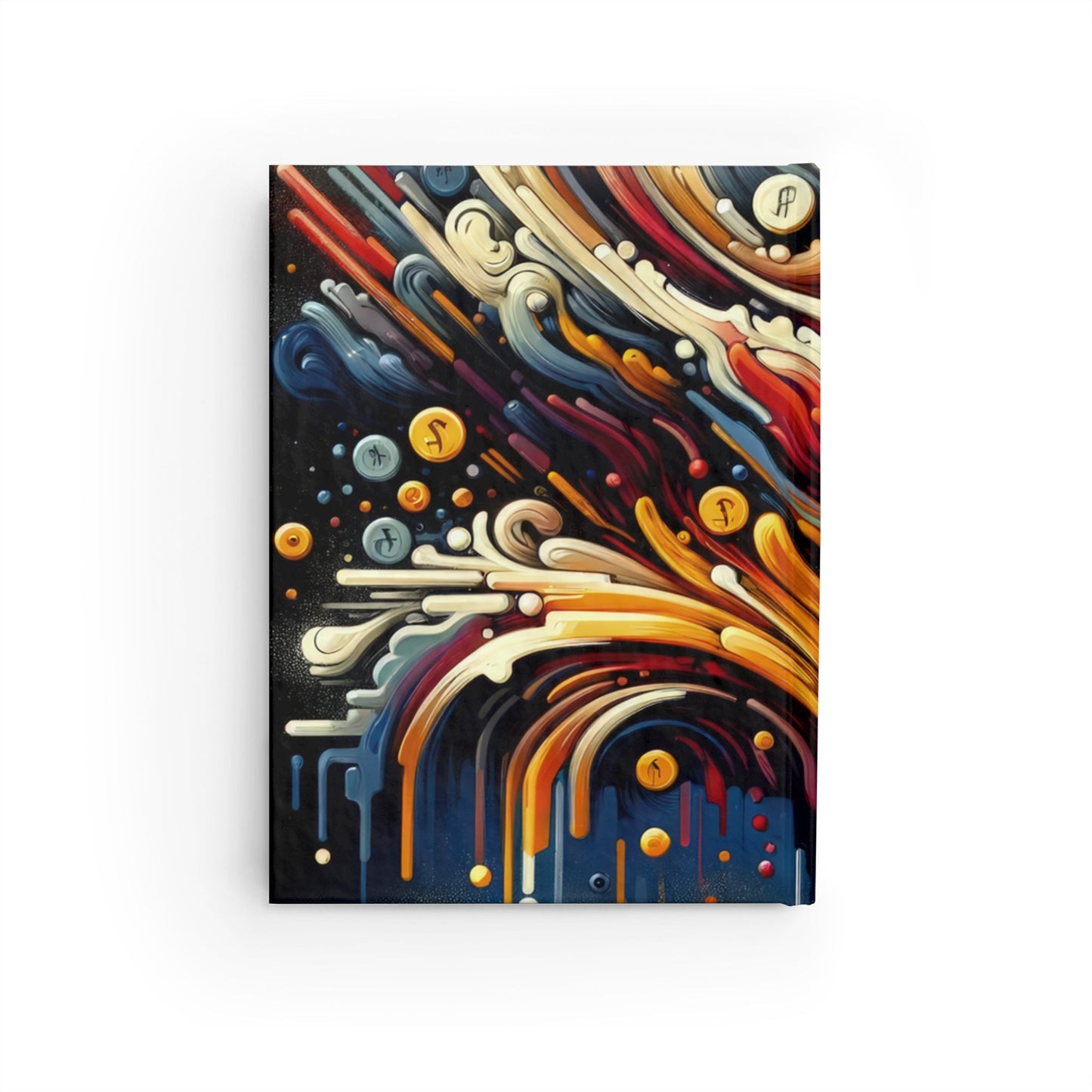 Abstract Financial Flux Journal - Blank - ATUH.ART
