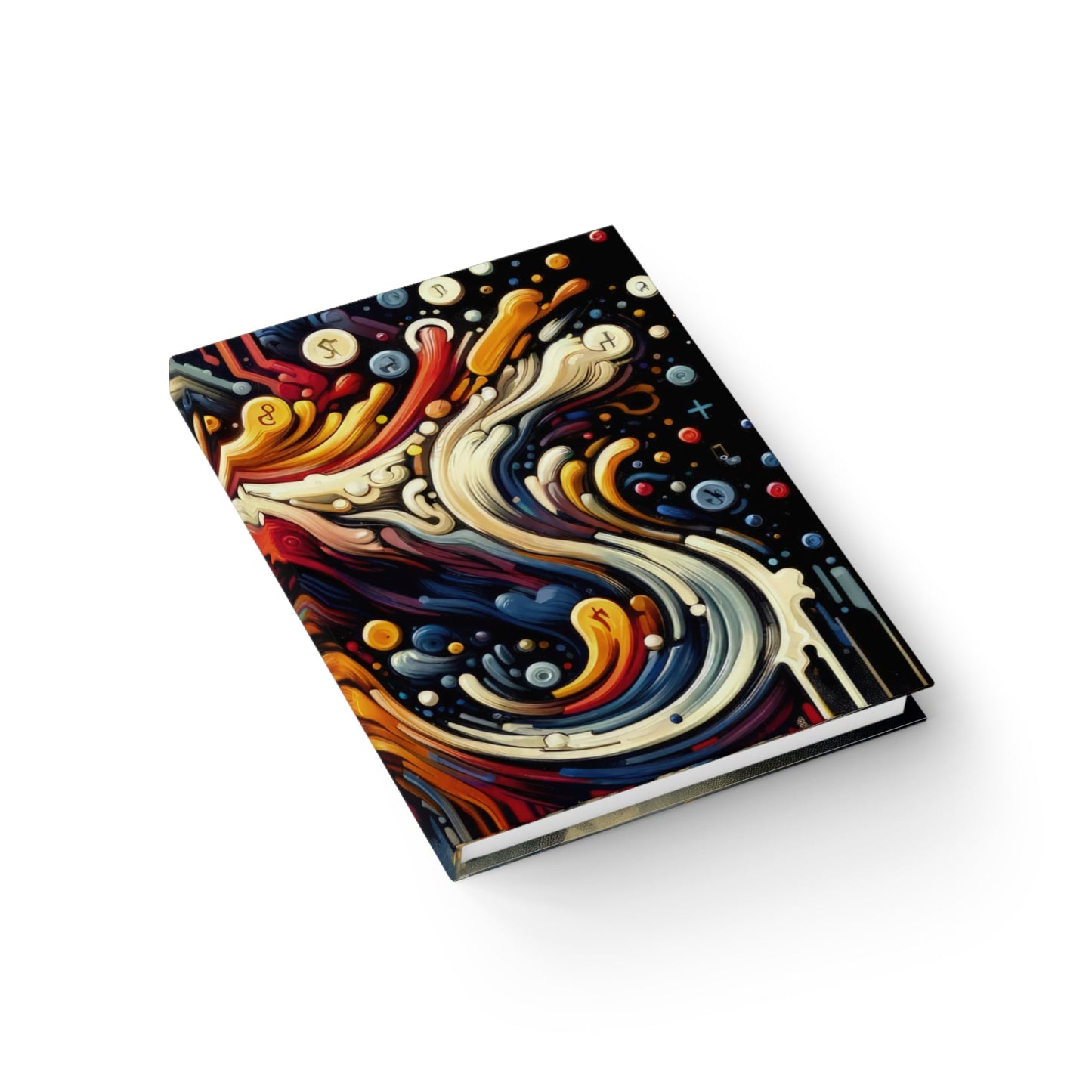 Abstract Financial Flux Journal - Blank - ATUH.ART