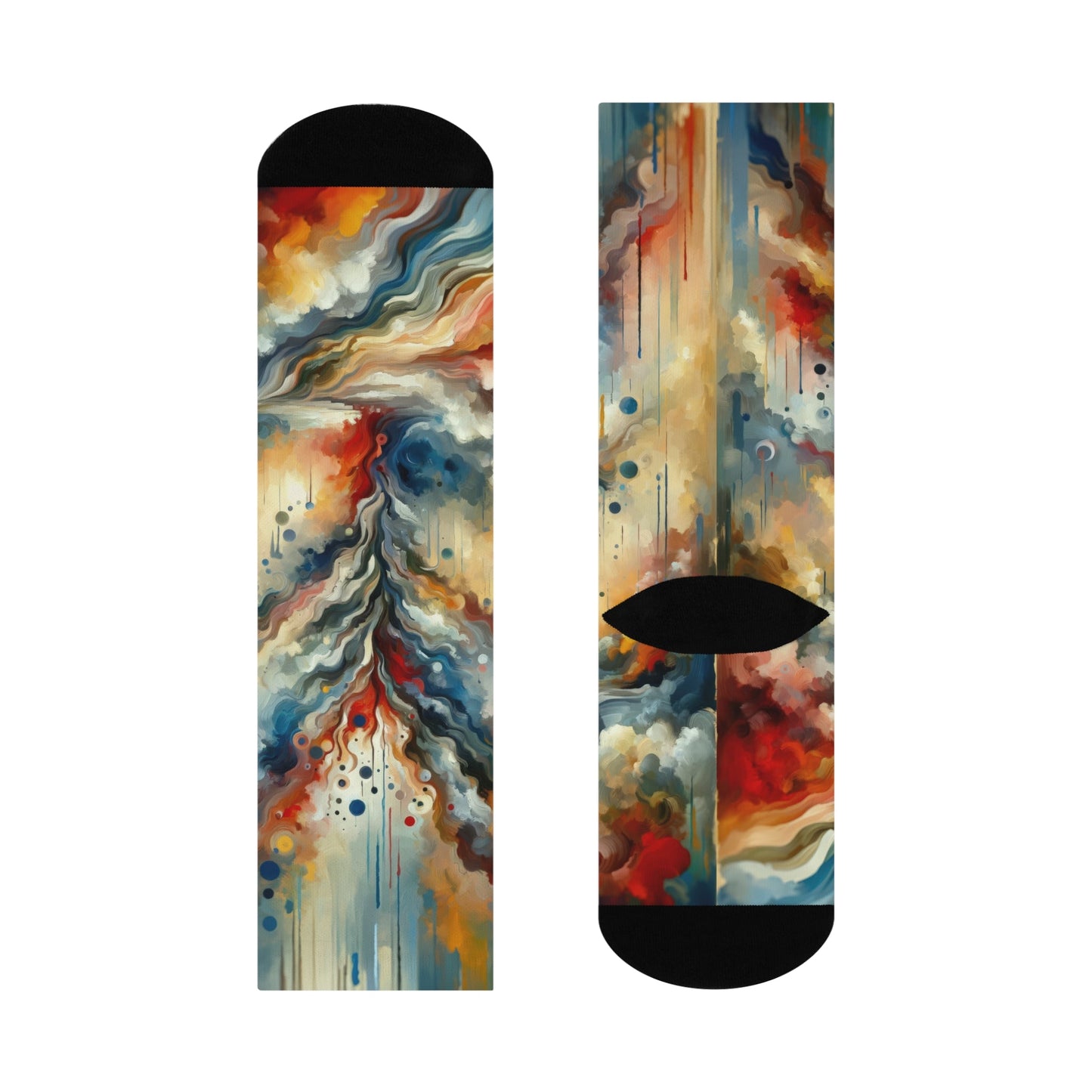 Abstract Forgiveness Offering Cushioned Crew Socks - ATUH.ART