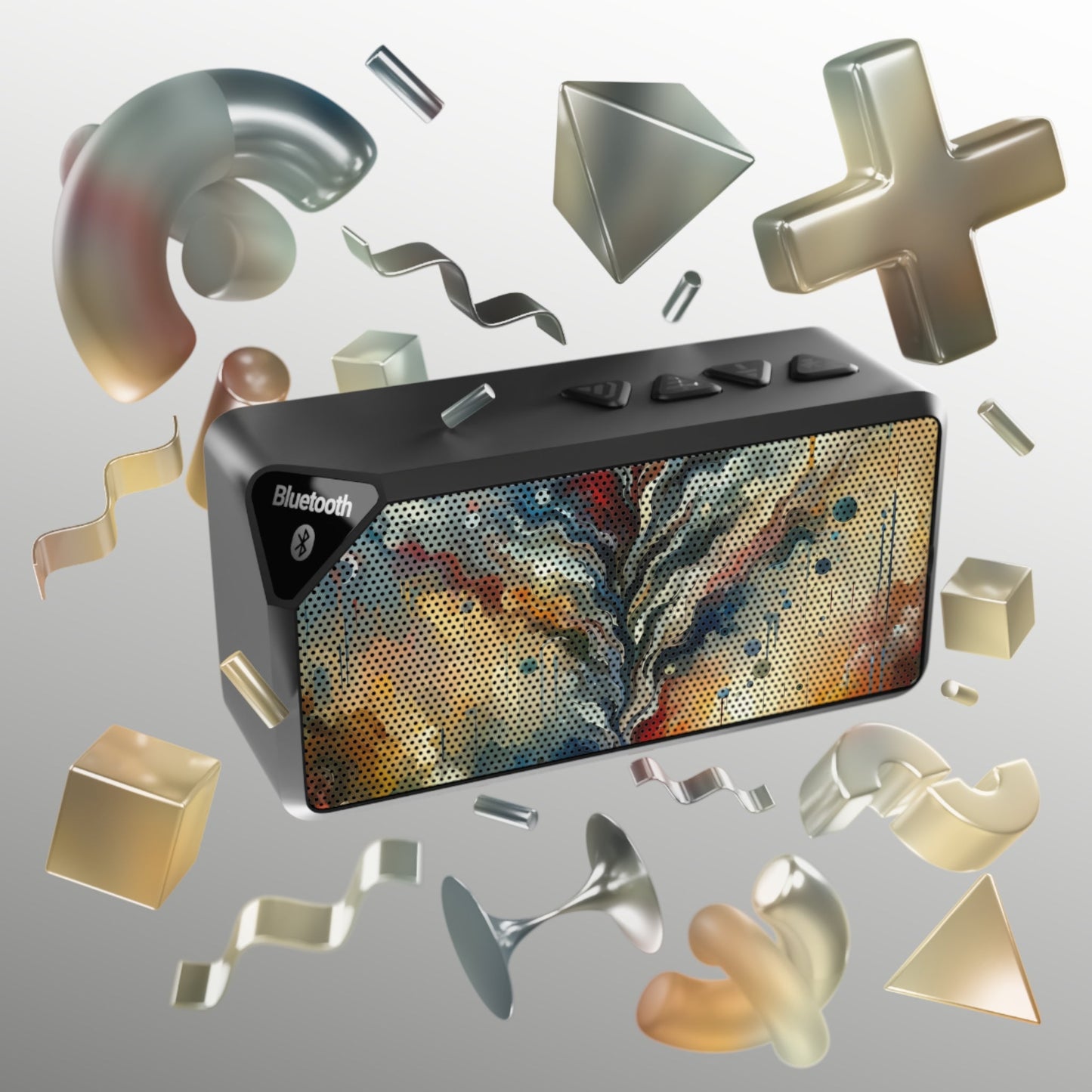 Abstract Forgiveness Offering Jabba Bluetooth Speaker - ATUH.ART