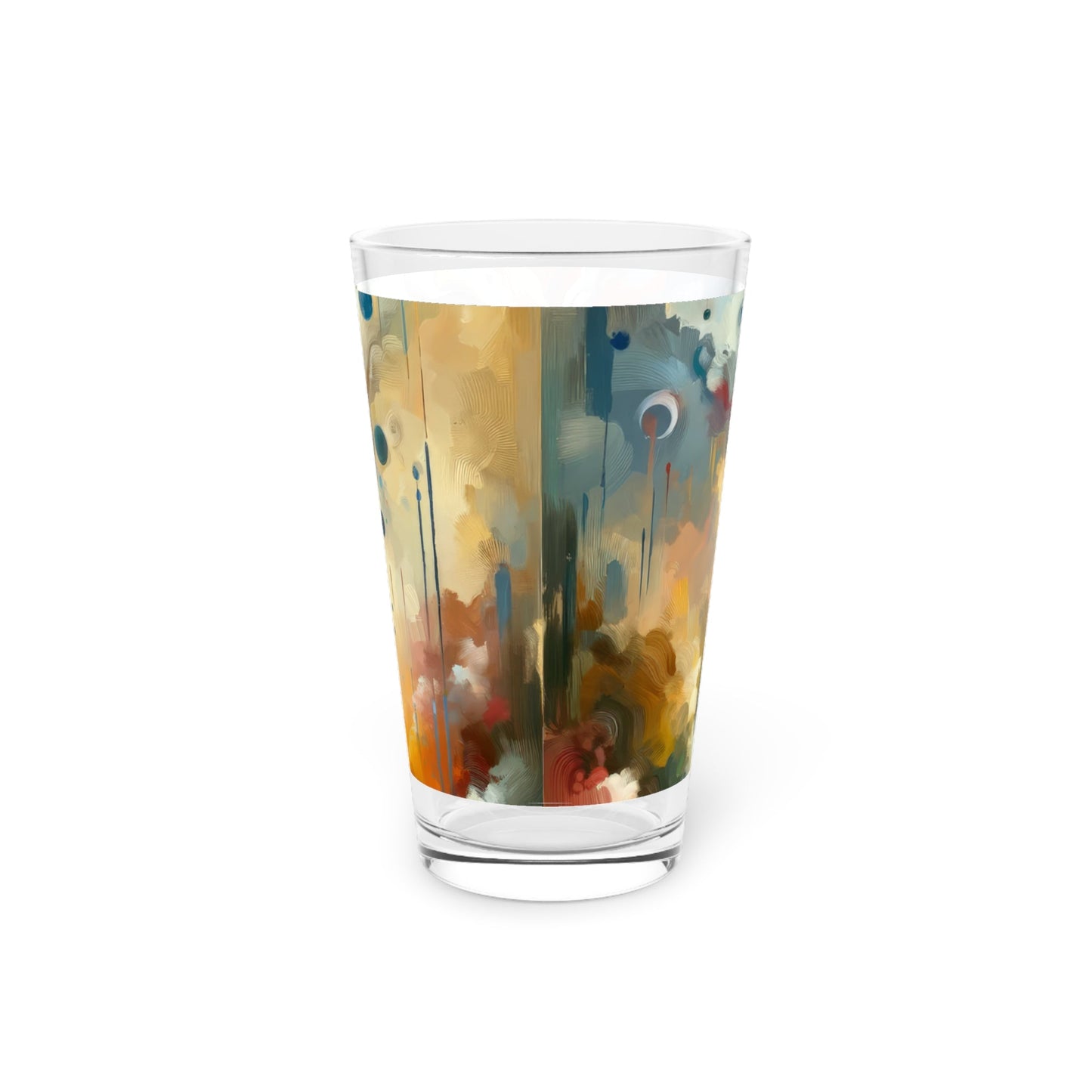 Abstract Forgiveness Offering Pint Glass, 16oz - ATUH.ART