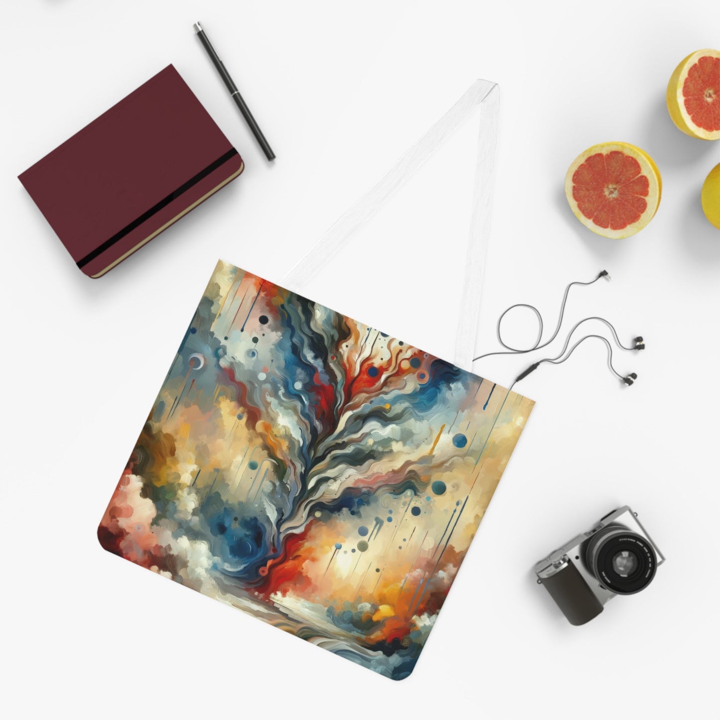 Abstract Forgiveness Offering Shoulder Tote Bag (AOP) - ATUH.ART