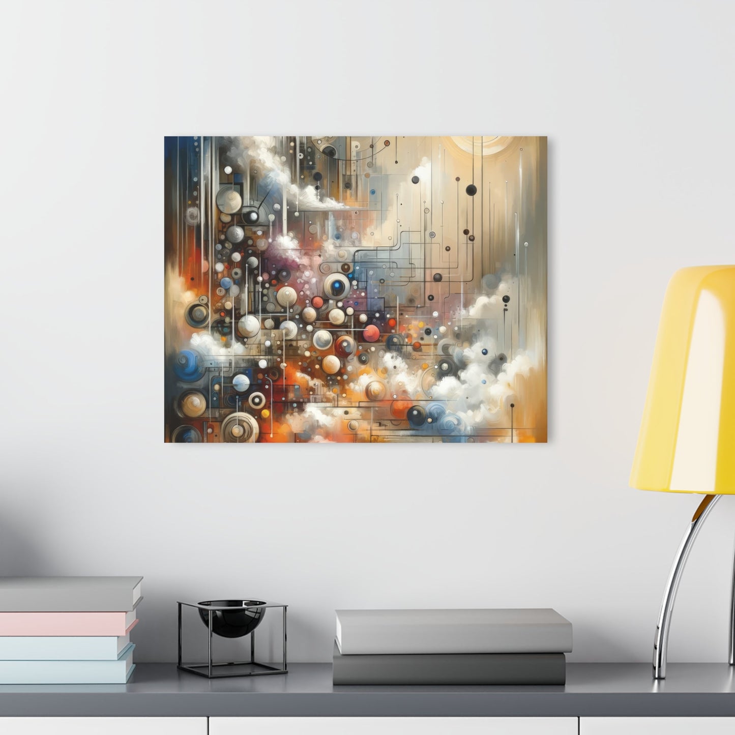 Abstract Mechanical Harmony Acrylic Prints (French Cleat Hanging) - ATUH.ART