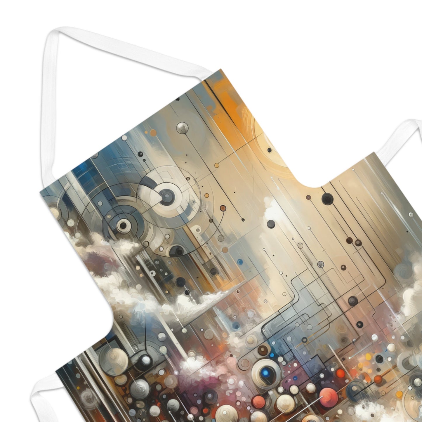 Abstract Mechanical Harmony Adult Apron (AOP) - ATUH.ART