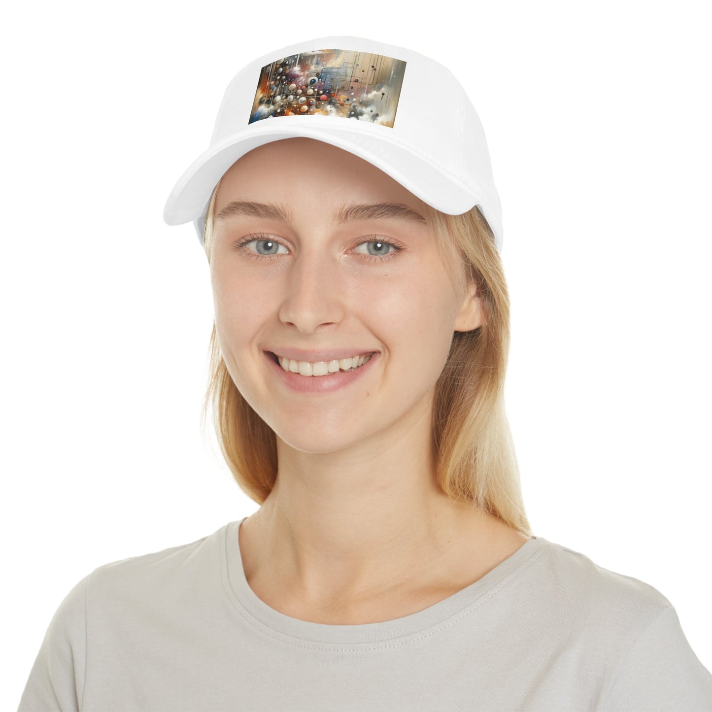 Abstract Mechanical Harmony Low Profile Baseball Cap - ATUH.ART