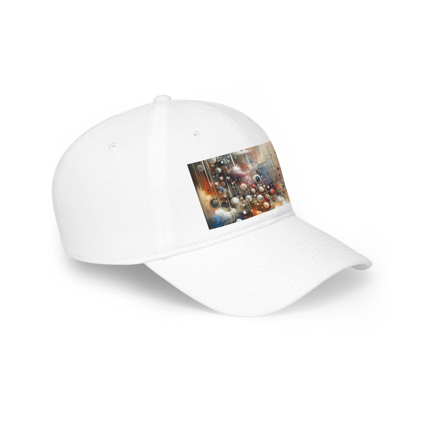 Abstract Mechanical Harmony Low Profile Baseball Cap - ATUH.ART