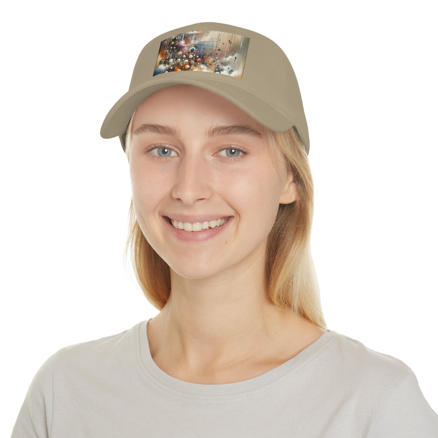 Abstract Mechanical Harmony Low Profile Baseball Cap - ATUH.ART