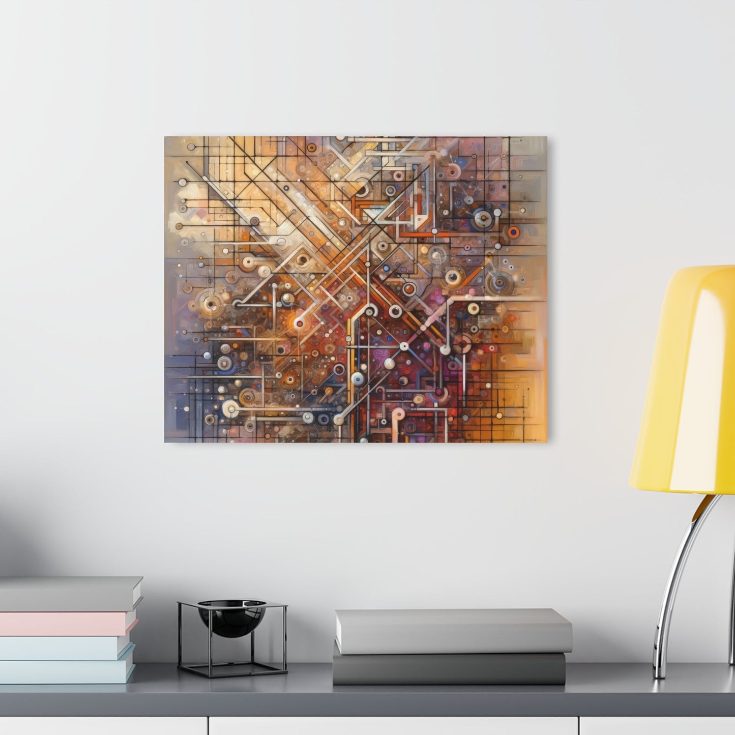 Abstract Structural Complexity Acrylic Prints (French Cleat Hanging) - ATUH.ART
