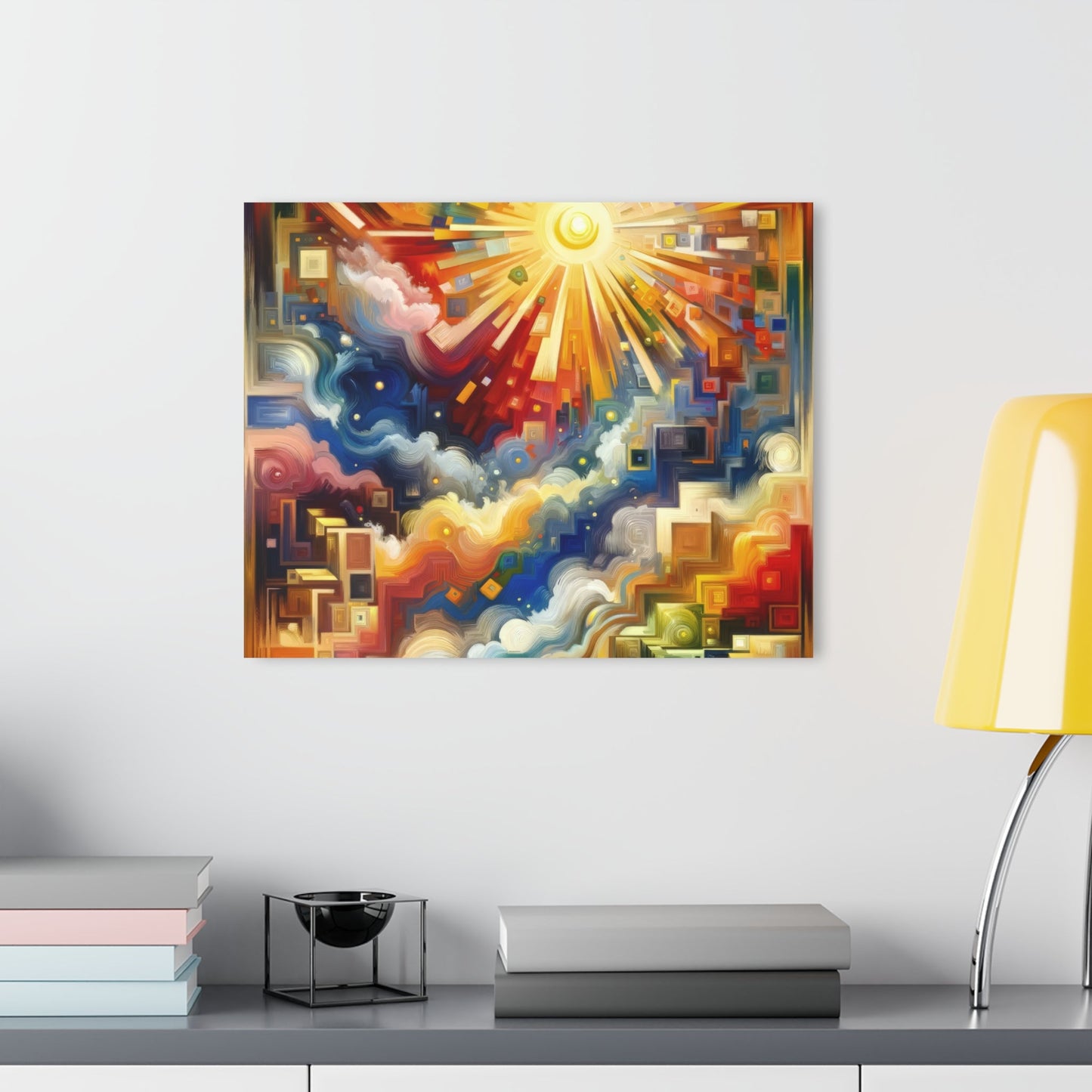 Abundant Resources Burst Acrylic Prints (French Cleat Hanging) - ATUH.ART