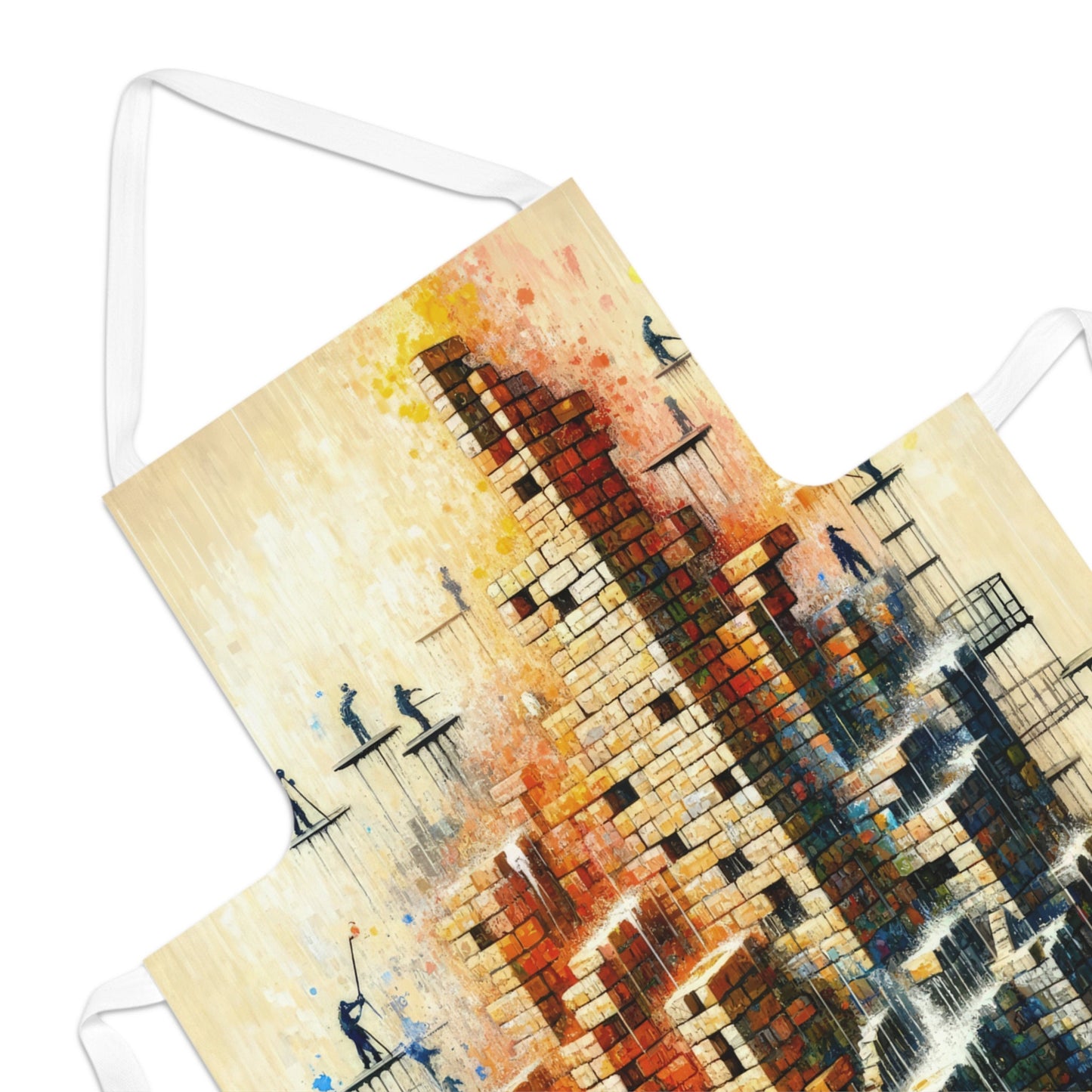 Actions Constructing Society Adult Apron (AOP) - ATUH.ART