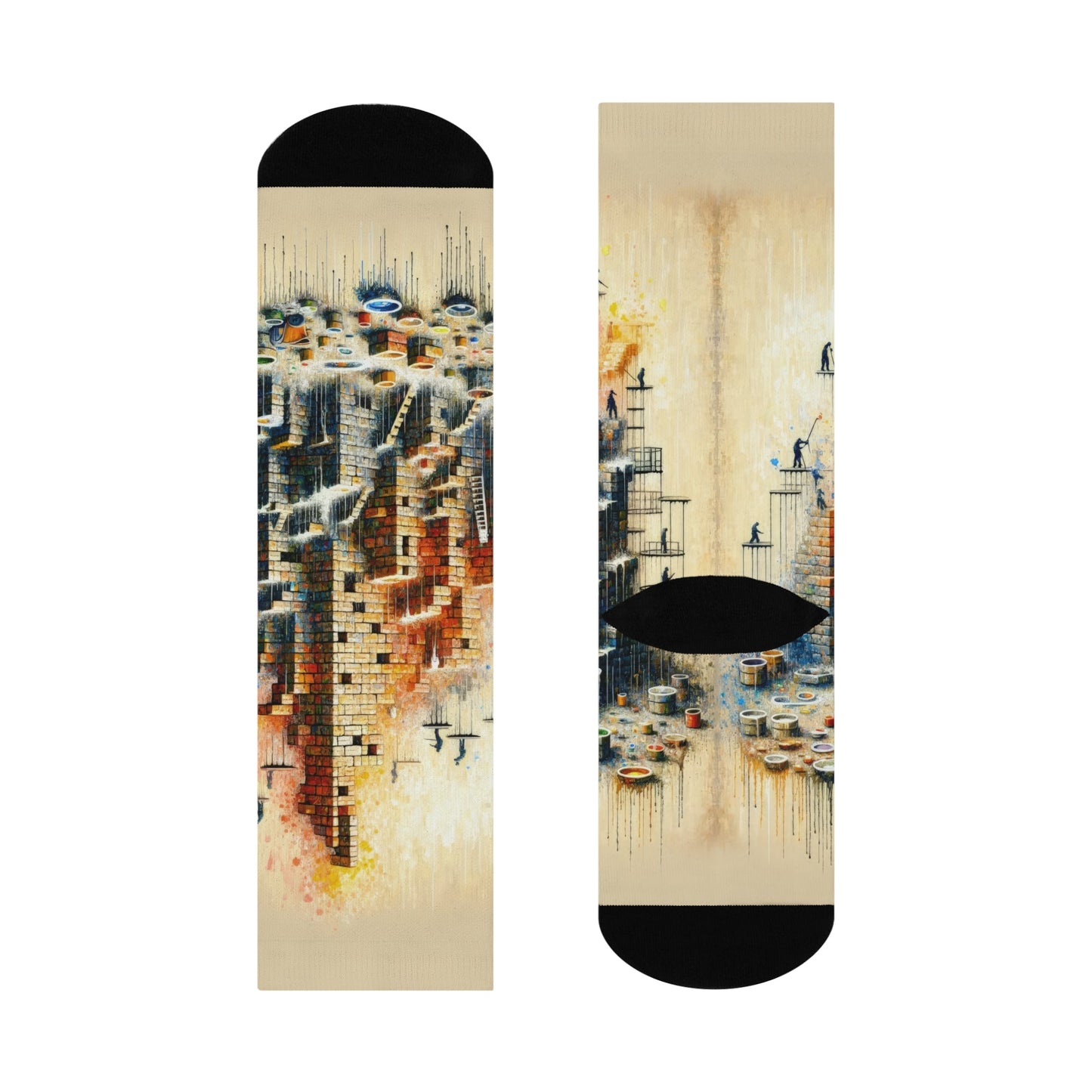 Actions Constructing Society Cushioned Crew Socks - ATUH.ART