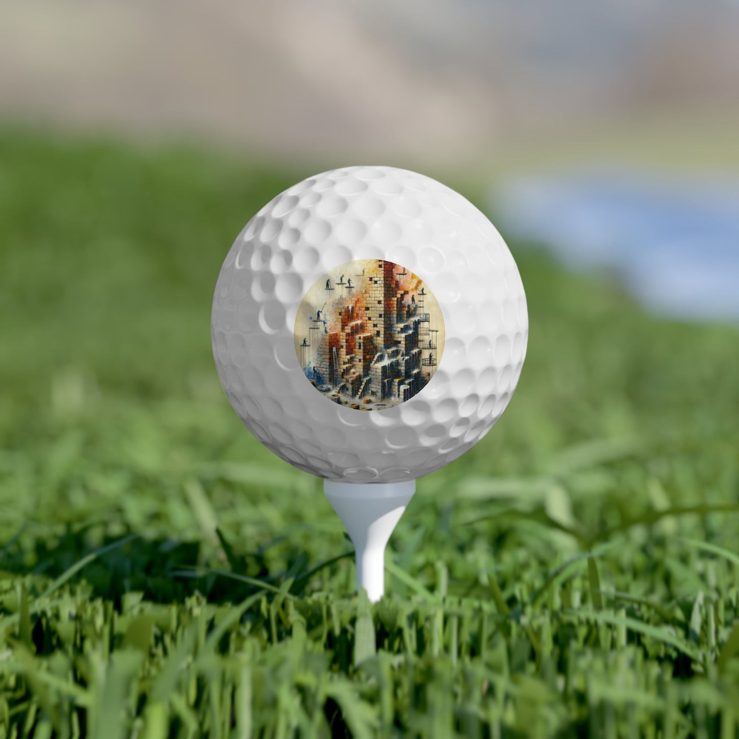 Actions Constructing Society Golf Balls, 6pcs - ATUH.ART