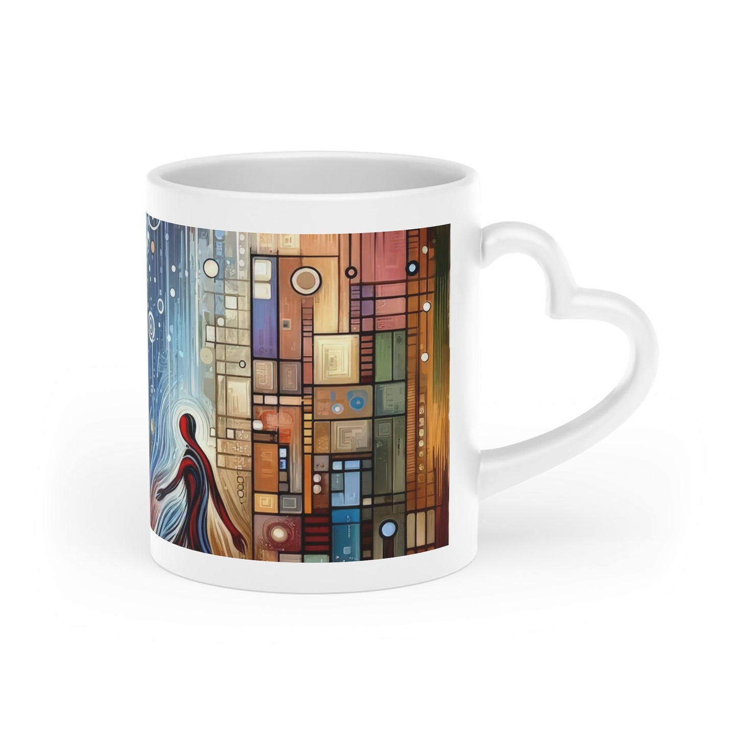 Advocate Ethos Connectivity Heart-Shaped Mug - ATUH.ART