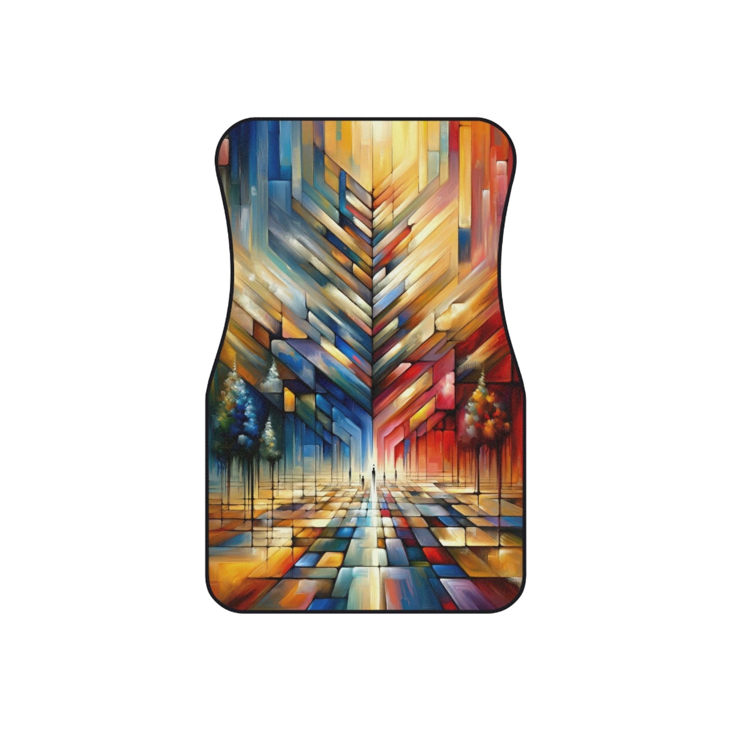 Anchored Tenets Abstraction Car Mats (2x Front) - ATUH.ART