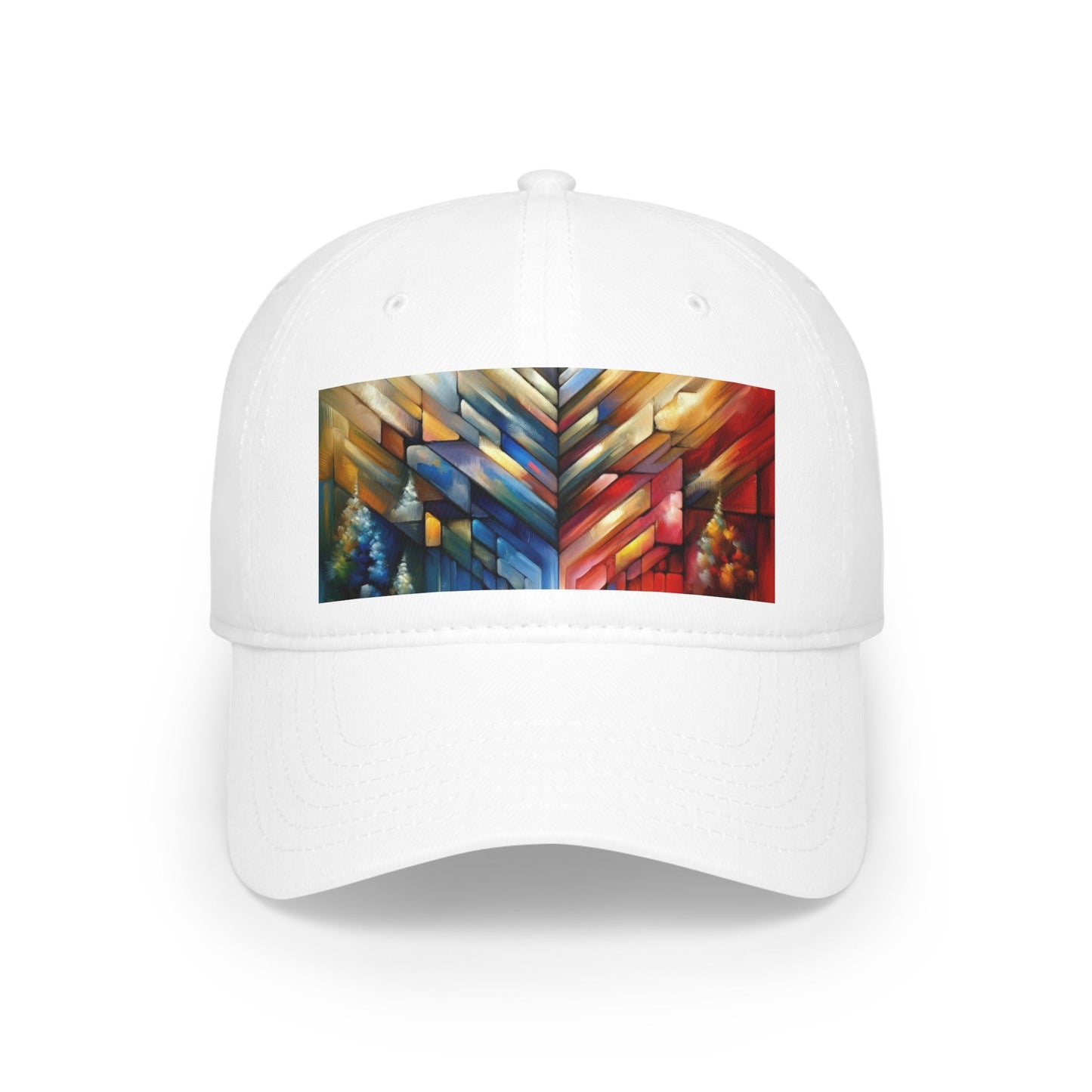 Anchored Tenets Abstraction Low Profile Baseball Cap - ATUH.ART
