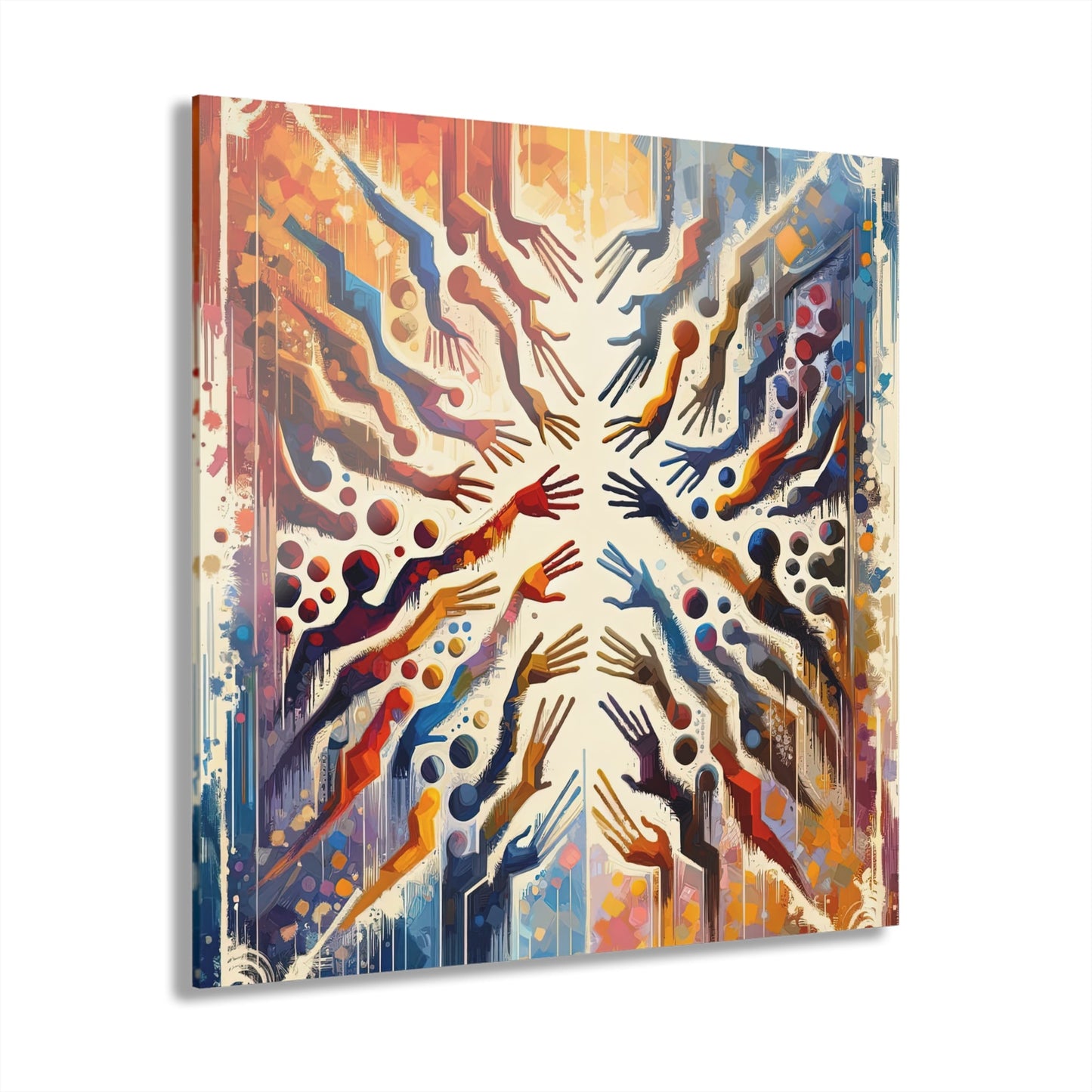 Architects Wisdom Tachism Acrylic Prints (French Cleat Hanging) - ATUH.ART