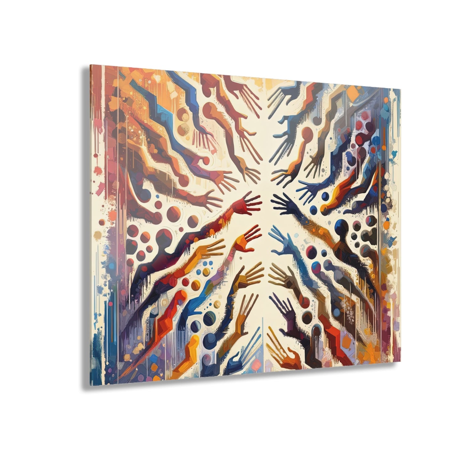 Architects Wisdom Tachism Acrylic Prints (French Cleat Hanging) - ATUH.ART