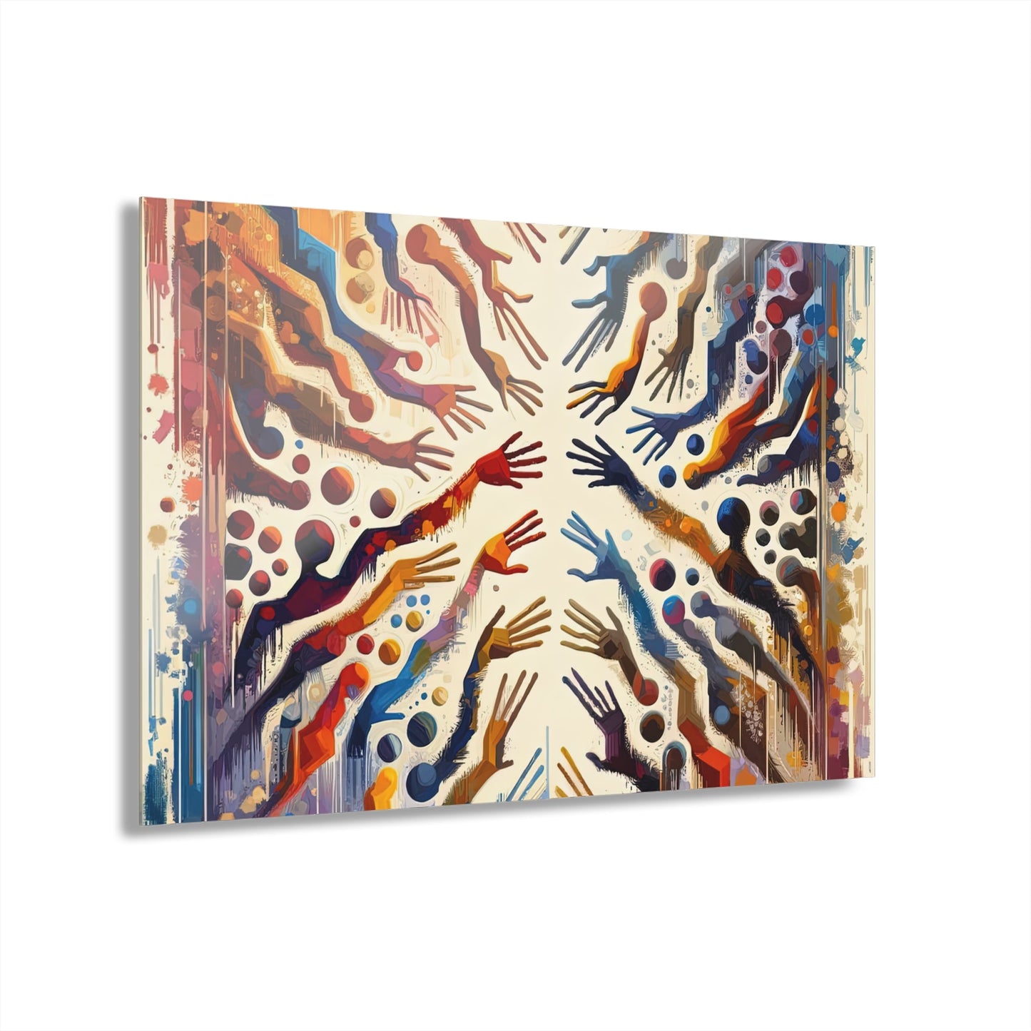 Architects Wisdom Tachism Acrylic Prints (French Cleat Hanging) - ATUH.ART