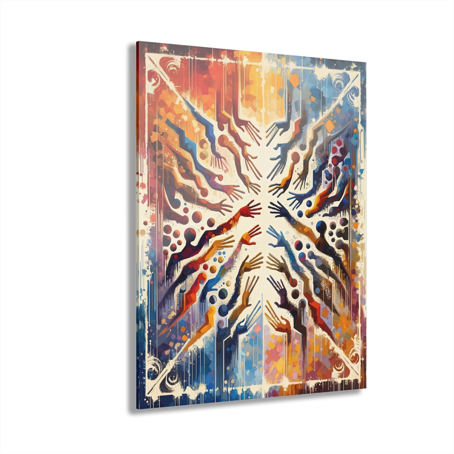 Architects Wisdom Tachism Acrylic Prints (French Cleat Hanging) - ATUH.ART