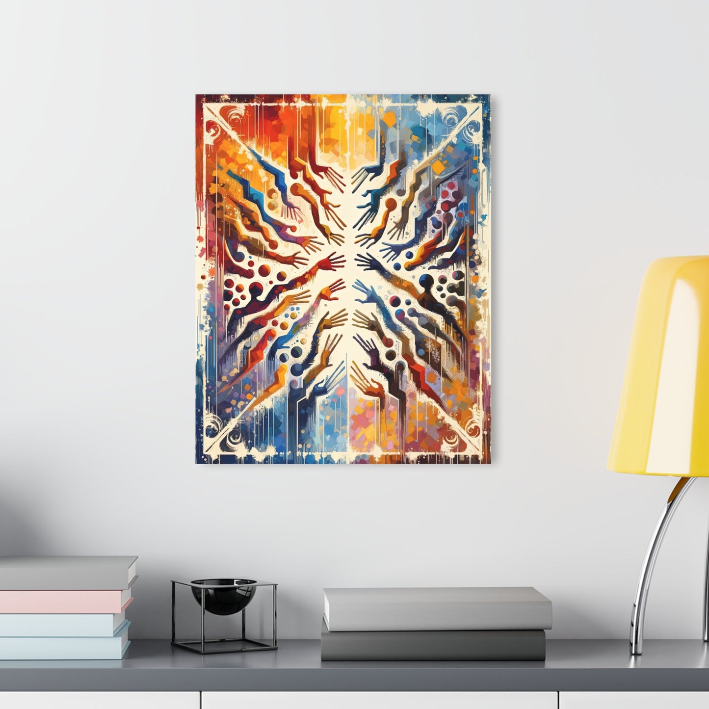 Architects Wisdom Tachism Acrylic Prints (French Cleat Hanging) - ATUH.ART