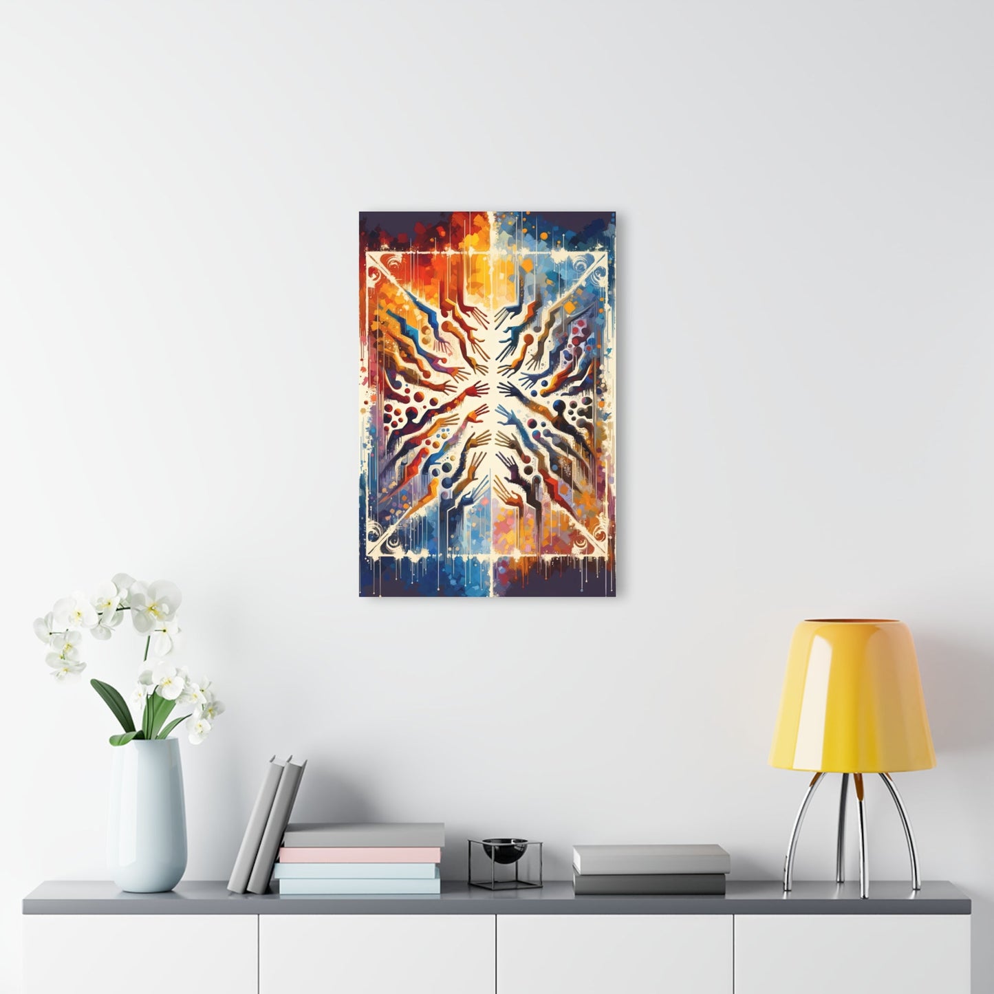 Architects Wisdom Tachism Acrylic Prints (French Cleat Hanging) - ATUH.ART