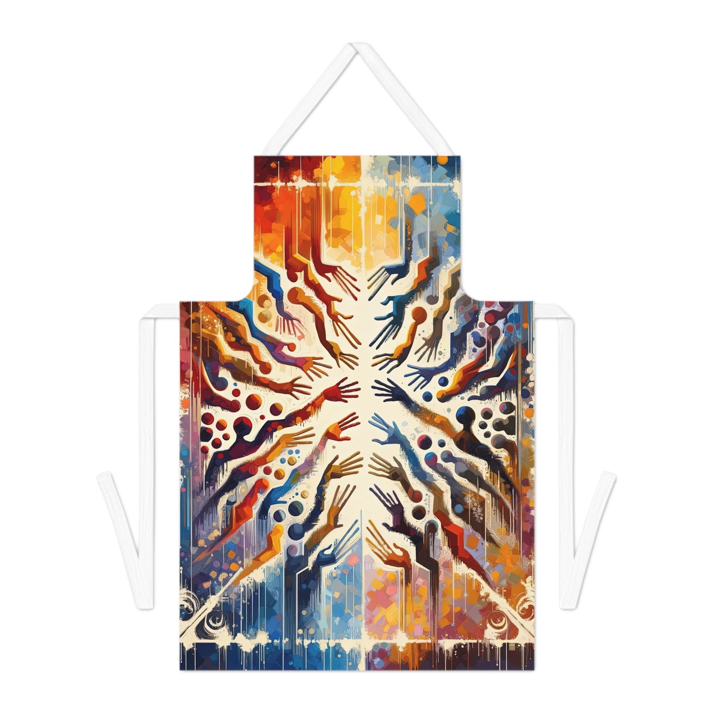 Architects Wisdom Tachism Adult Apron (AOP) - ATUH.ART