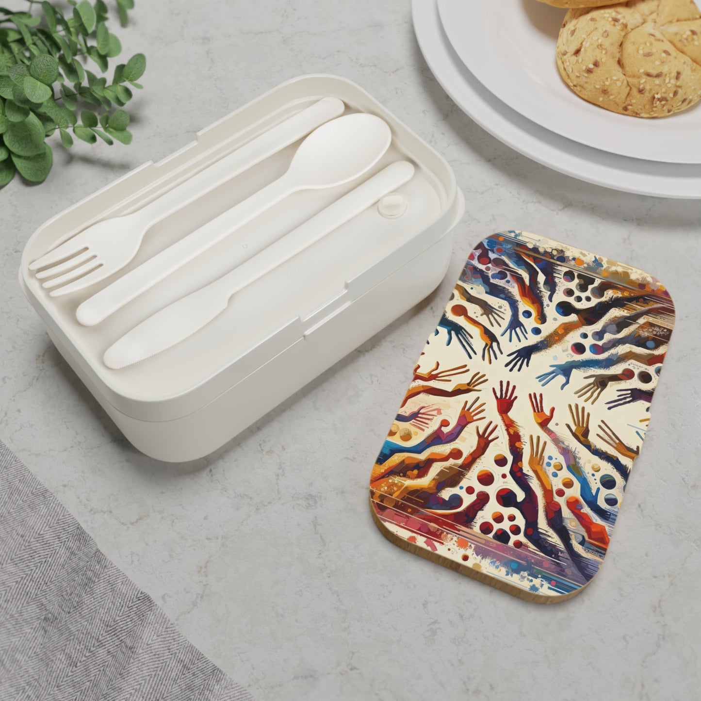 Architects Wisdom Tachism Bento Lunch Box - ATUH.ART