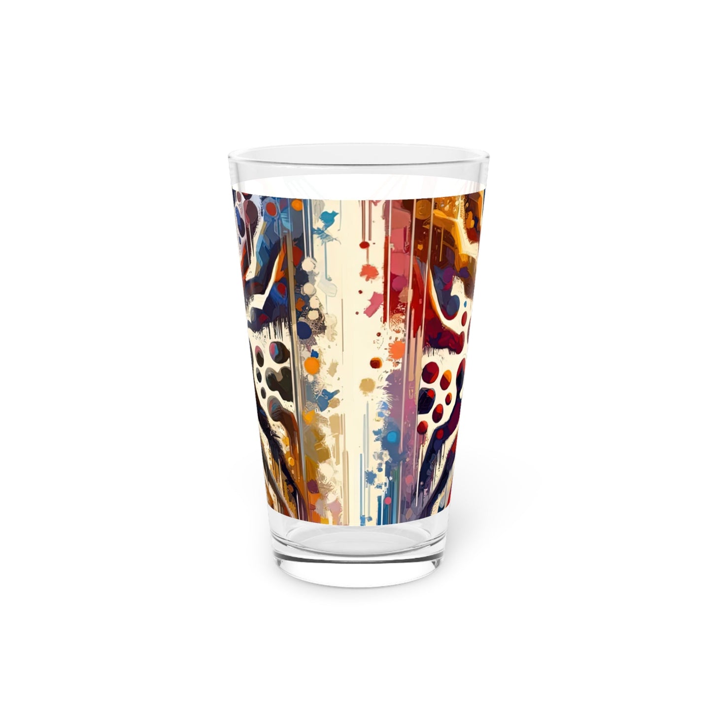 Architects Wisdom Tachism Pint Glass, 16oz - ATUH.ART