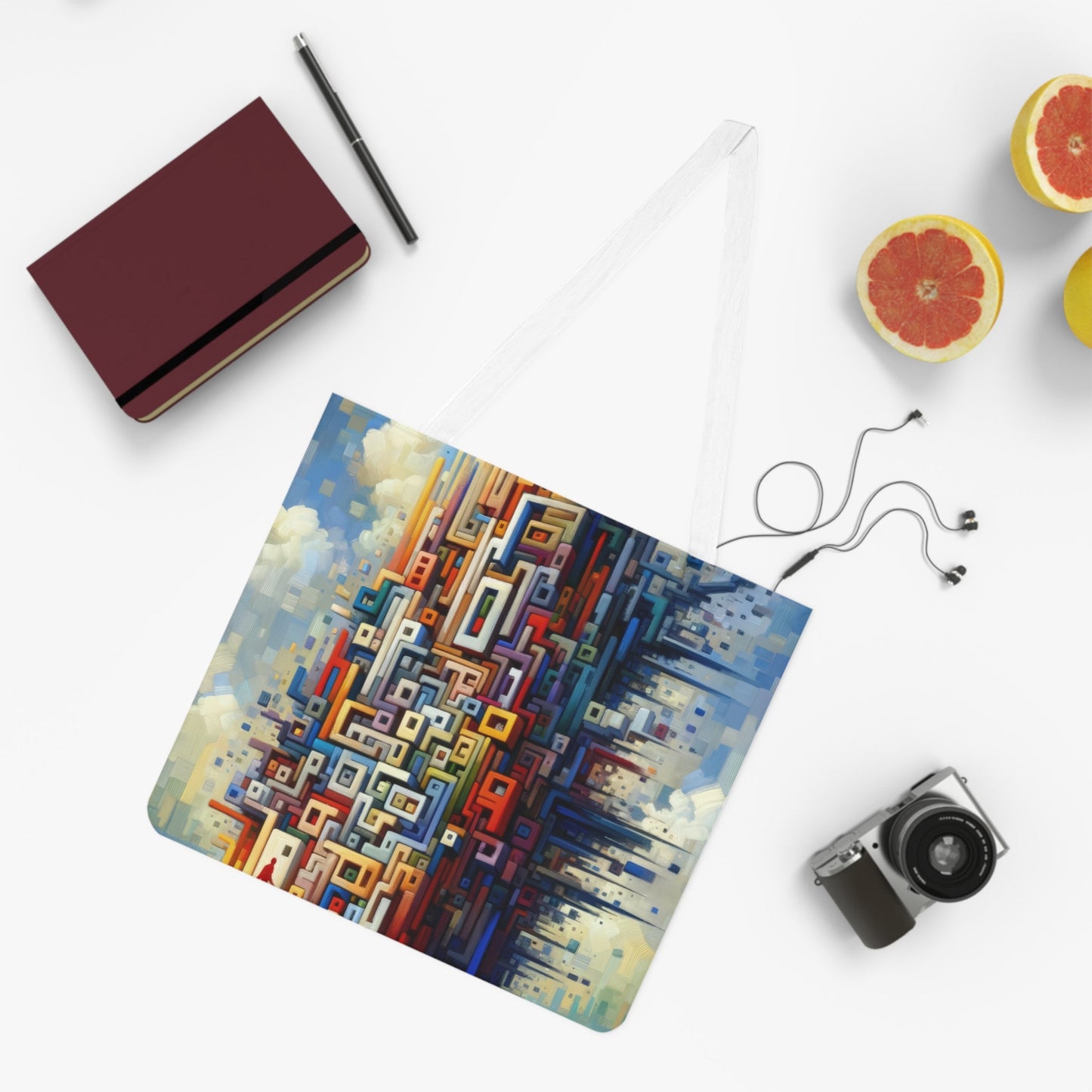 Architectural Endeavor Tapestry Shoulder Tote Bag (AOP) - ATUH.ART