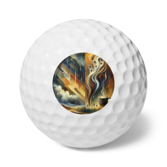 Aromatic Earth Encounter Golf Balls, 6pcs - ATUH.ART